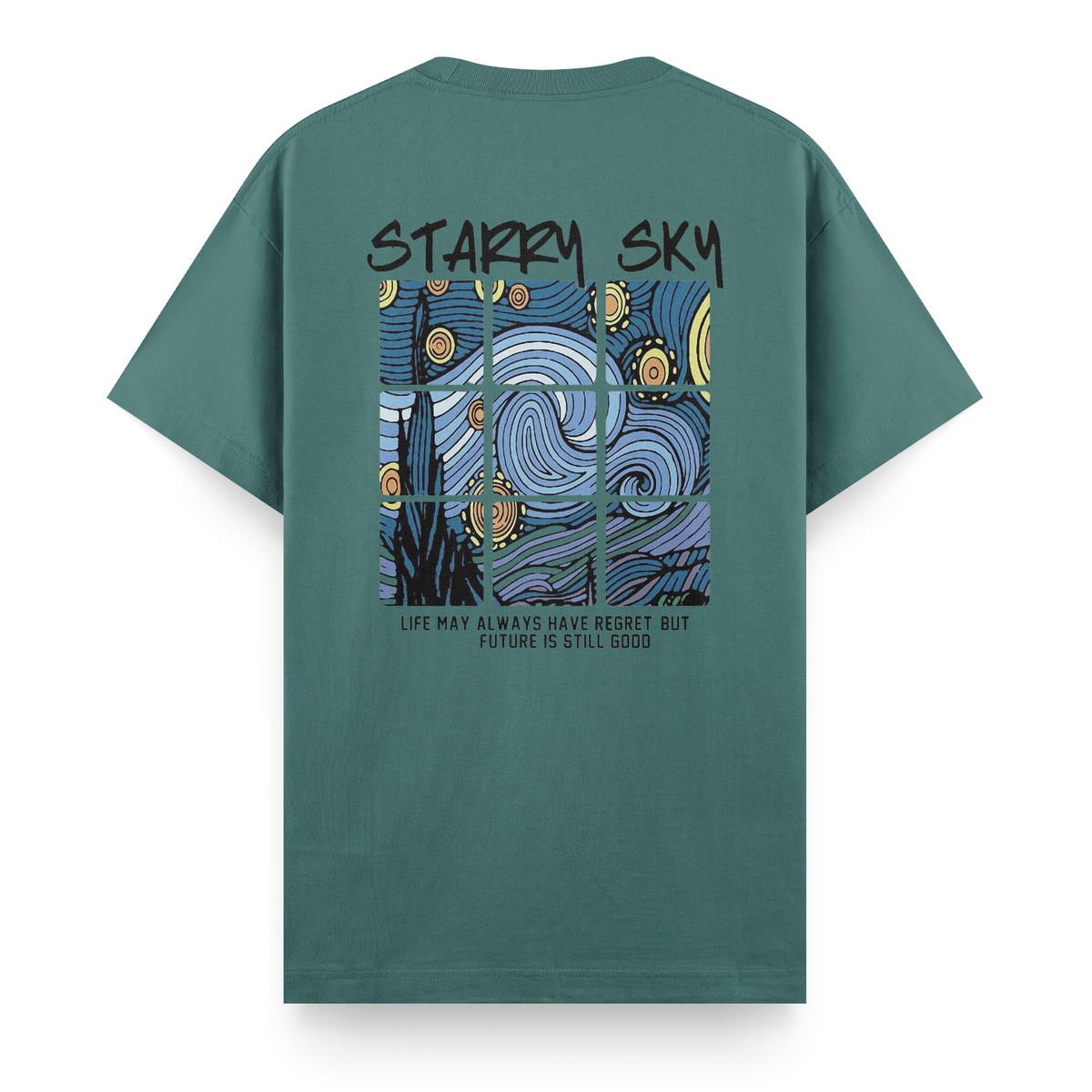 Regular Kısa Kollu Tişört - Starry Sky