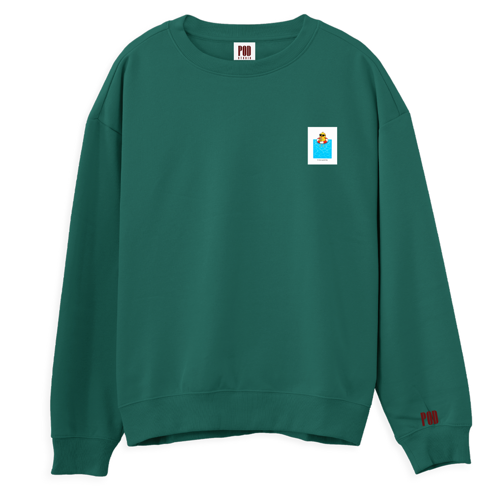 Regular Sweatshirt - Pool