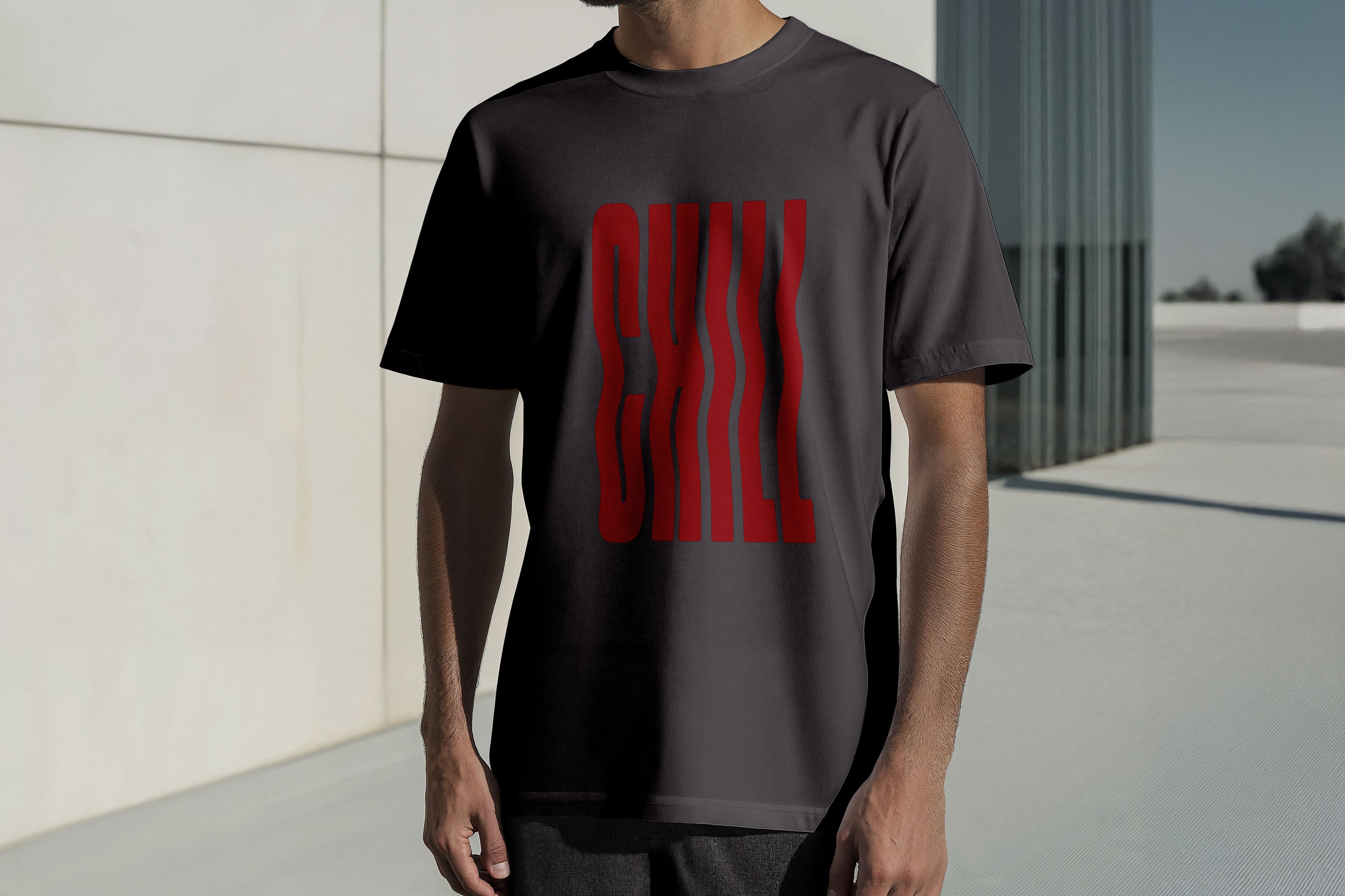 Regular Kısa Kollu Tişört - Chill