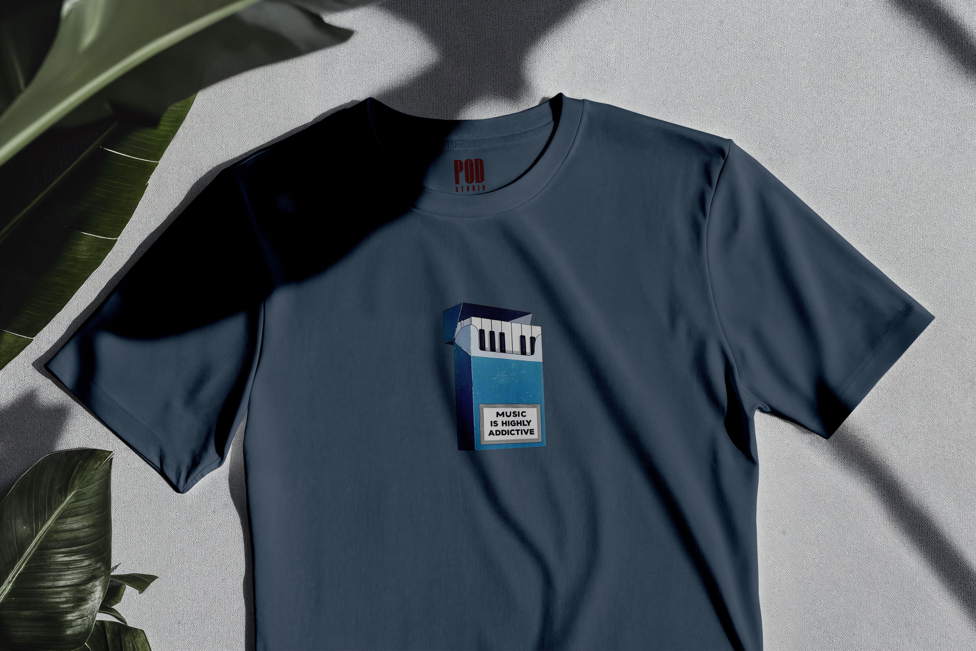 Oversize Kısa Kollu Tişört - Addictive