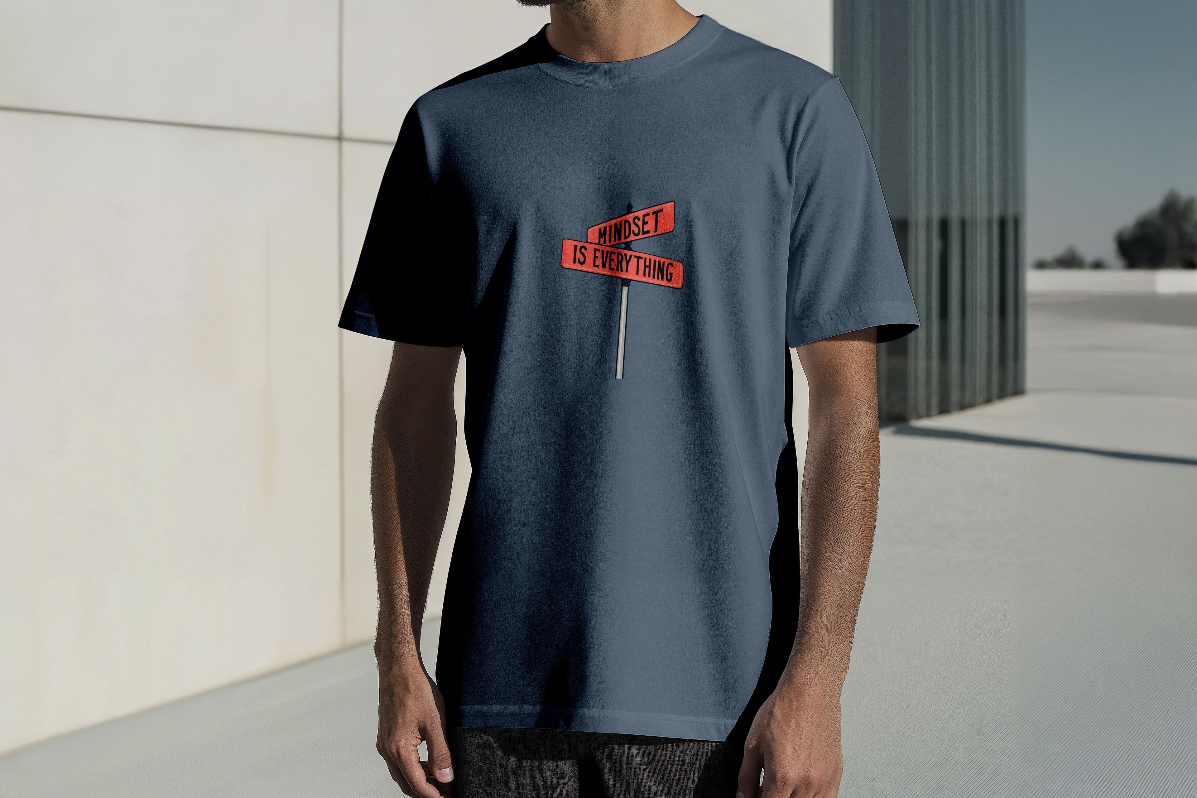 Regular Kısa Kollu Tişört - Mindset