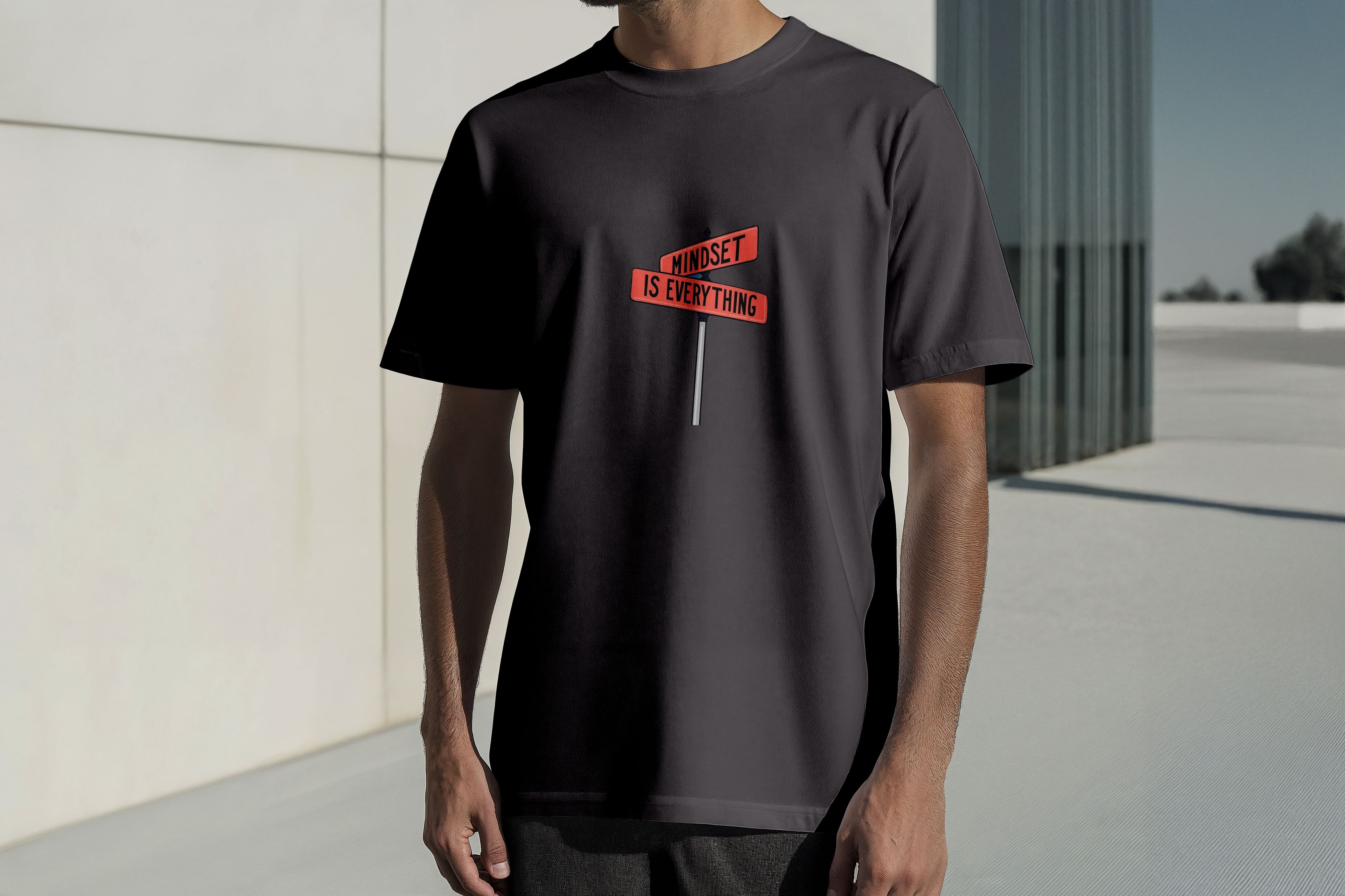 Regular Kısa Kollu Tişört - Mindset