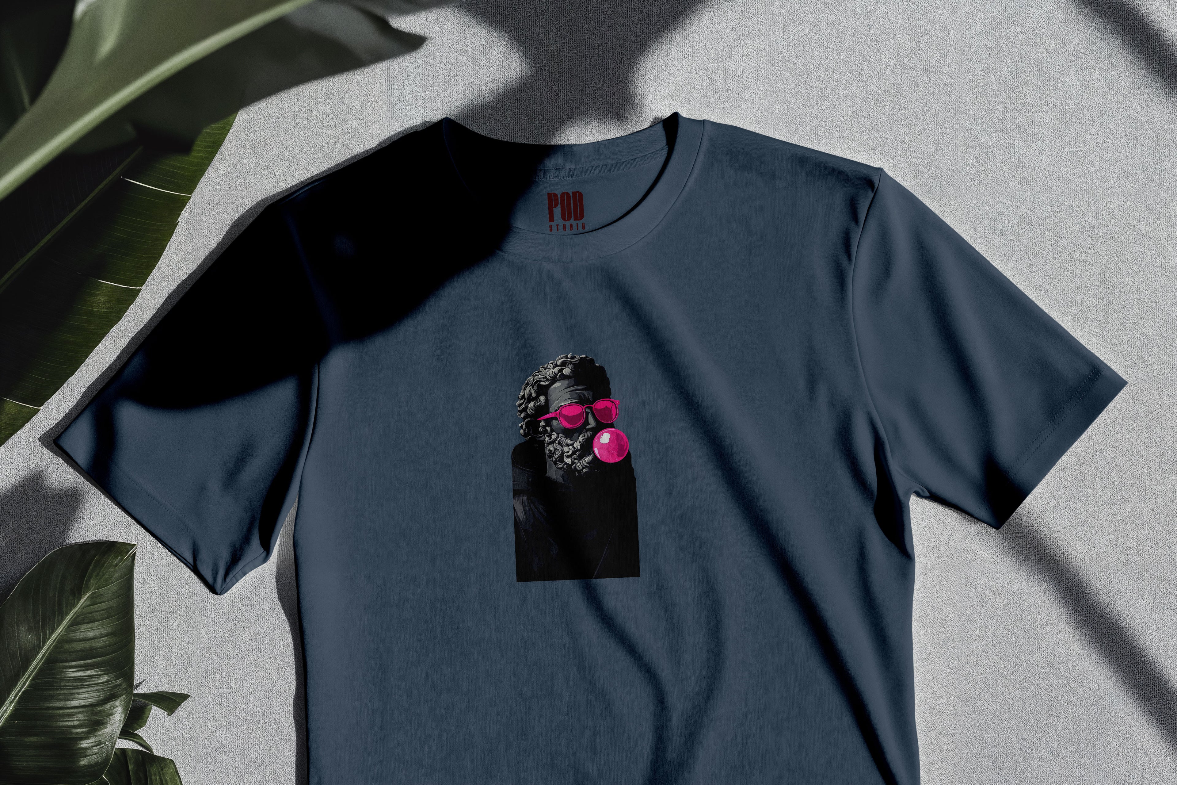 Oversize Kısa Kollu Tişört - Gum