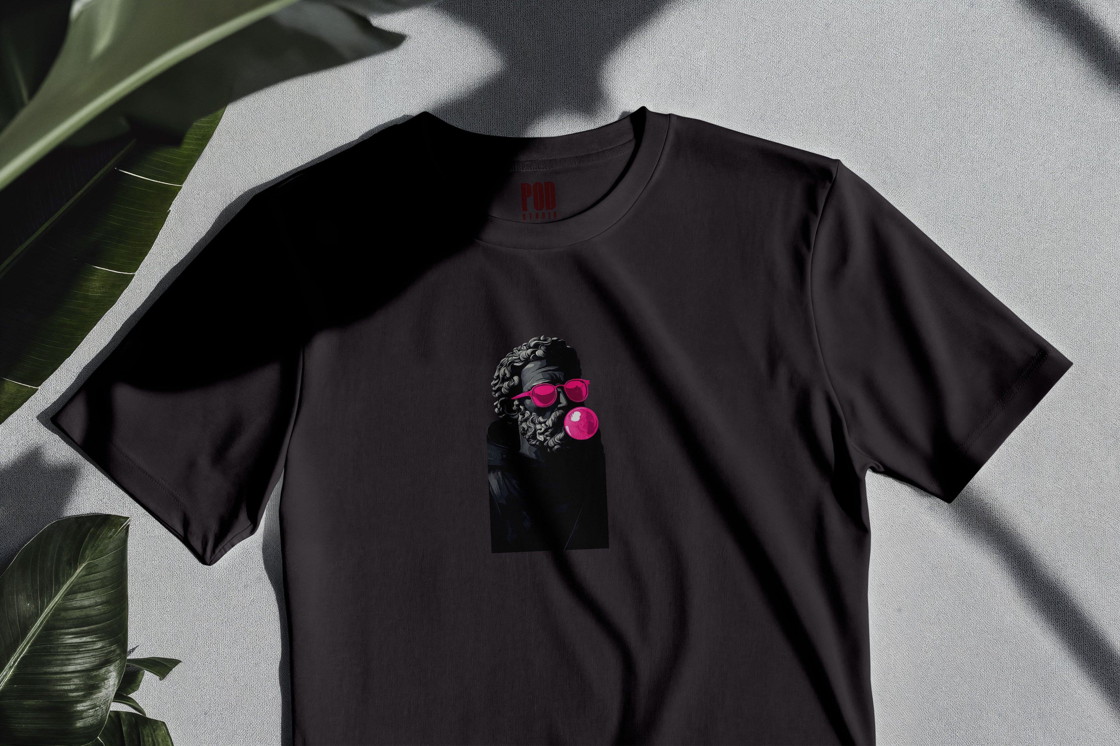 Oversize Kısa Kollu Tişört - Gum