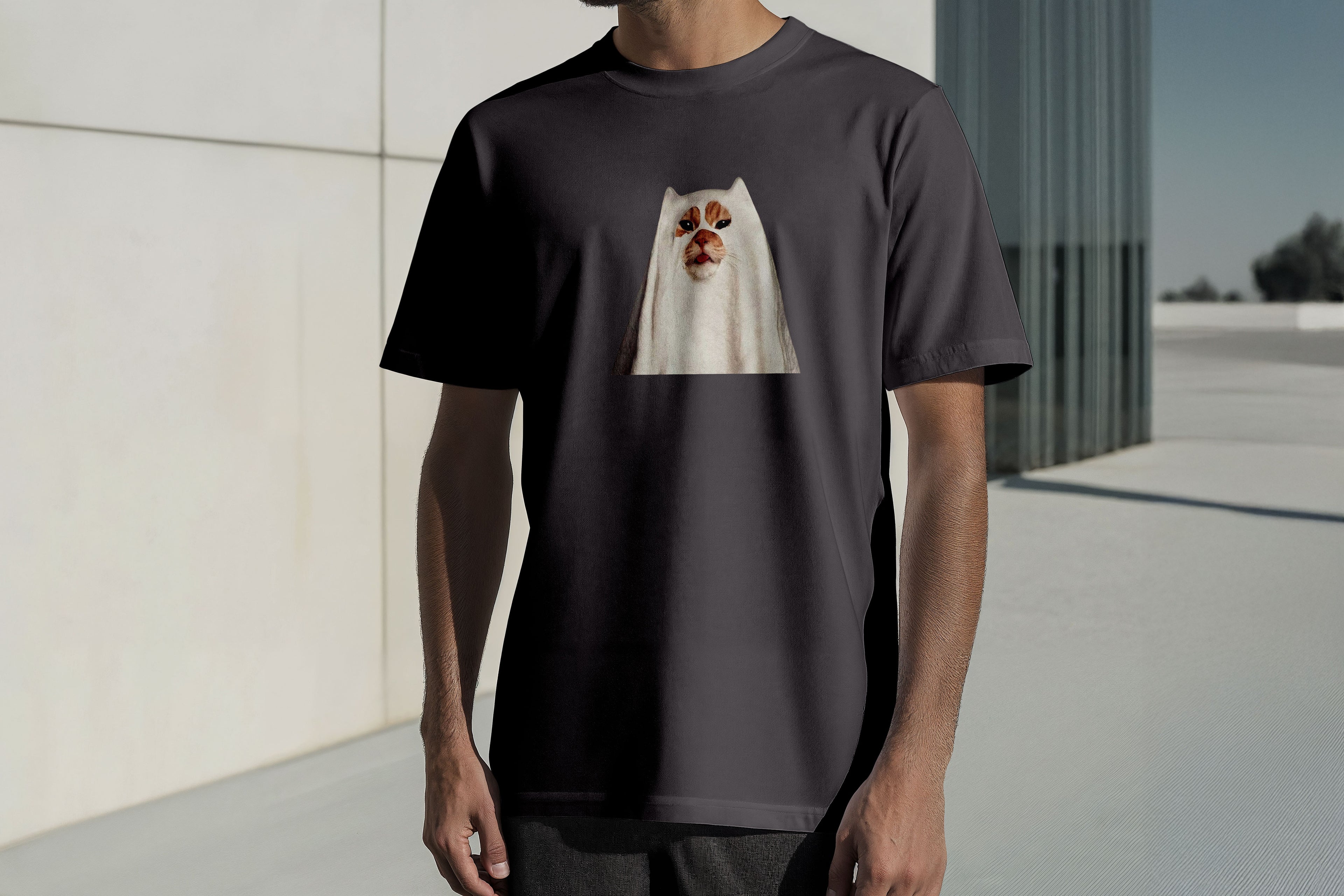 Regular Kısa Kollu Tişört - Ghost