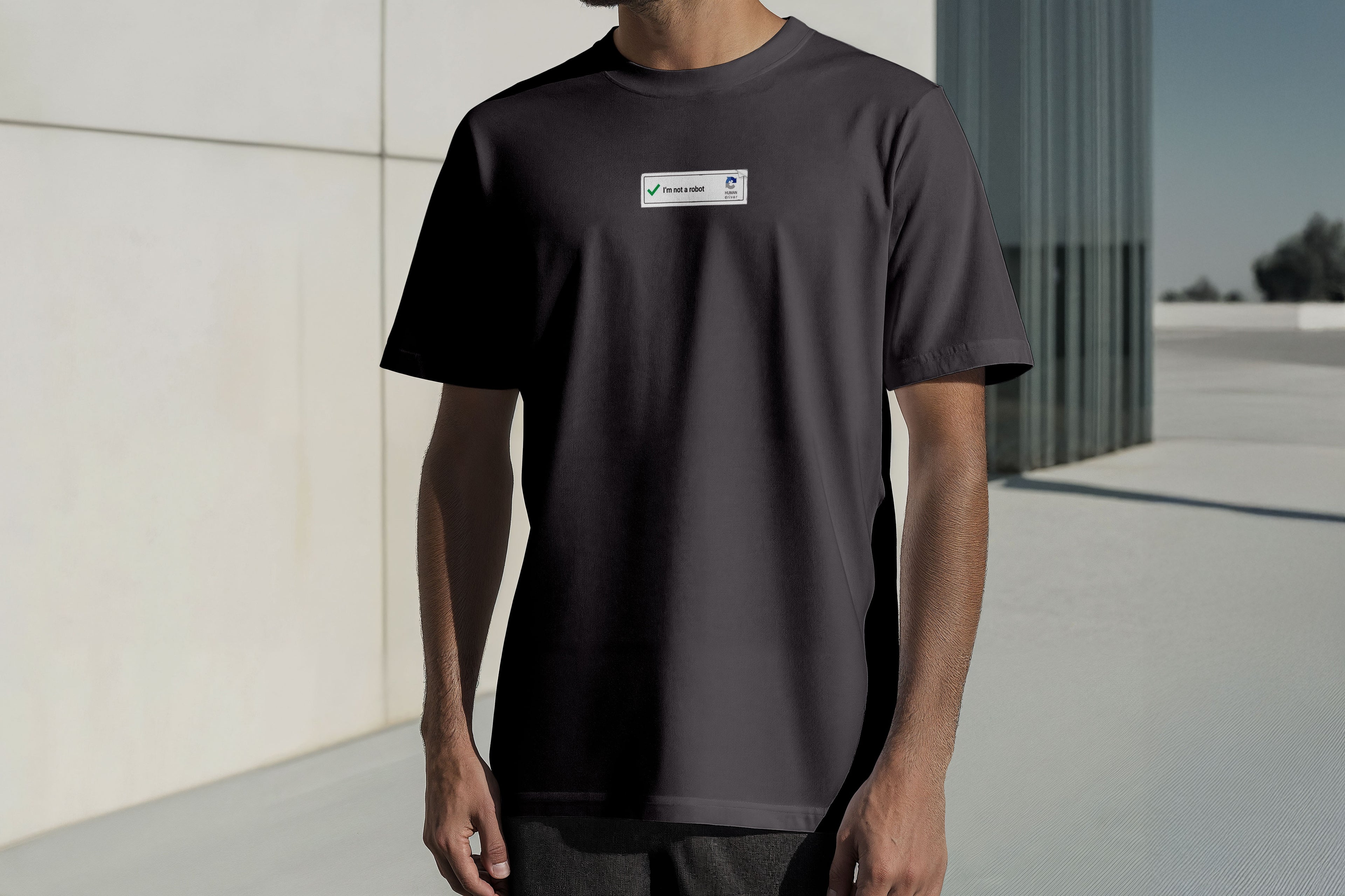 Regular Kısa Kollu Tişört - Robot