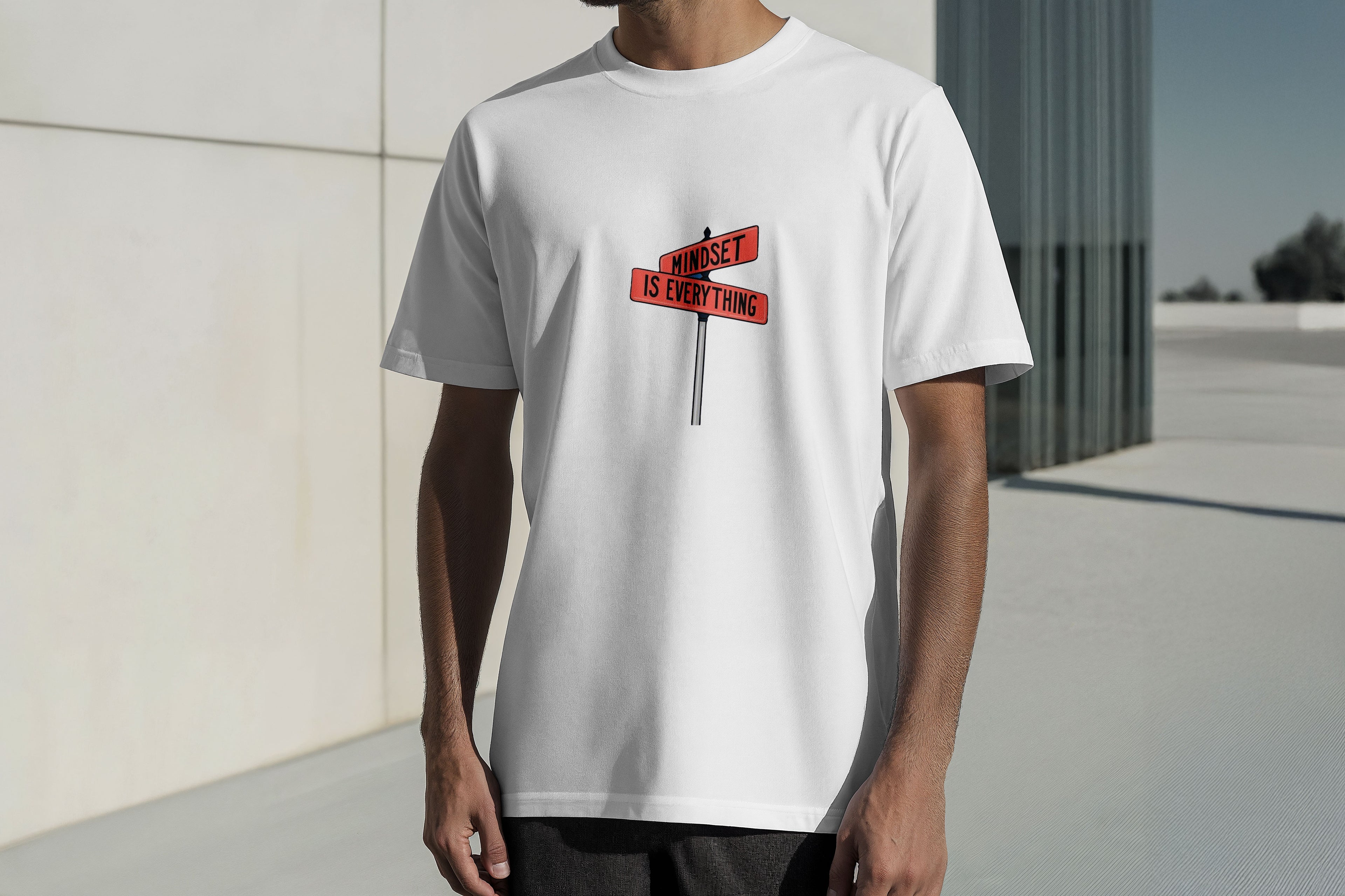 Regular Kısa Kollu Tişört - Mindset