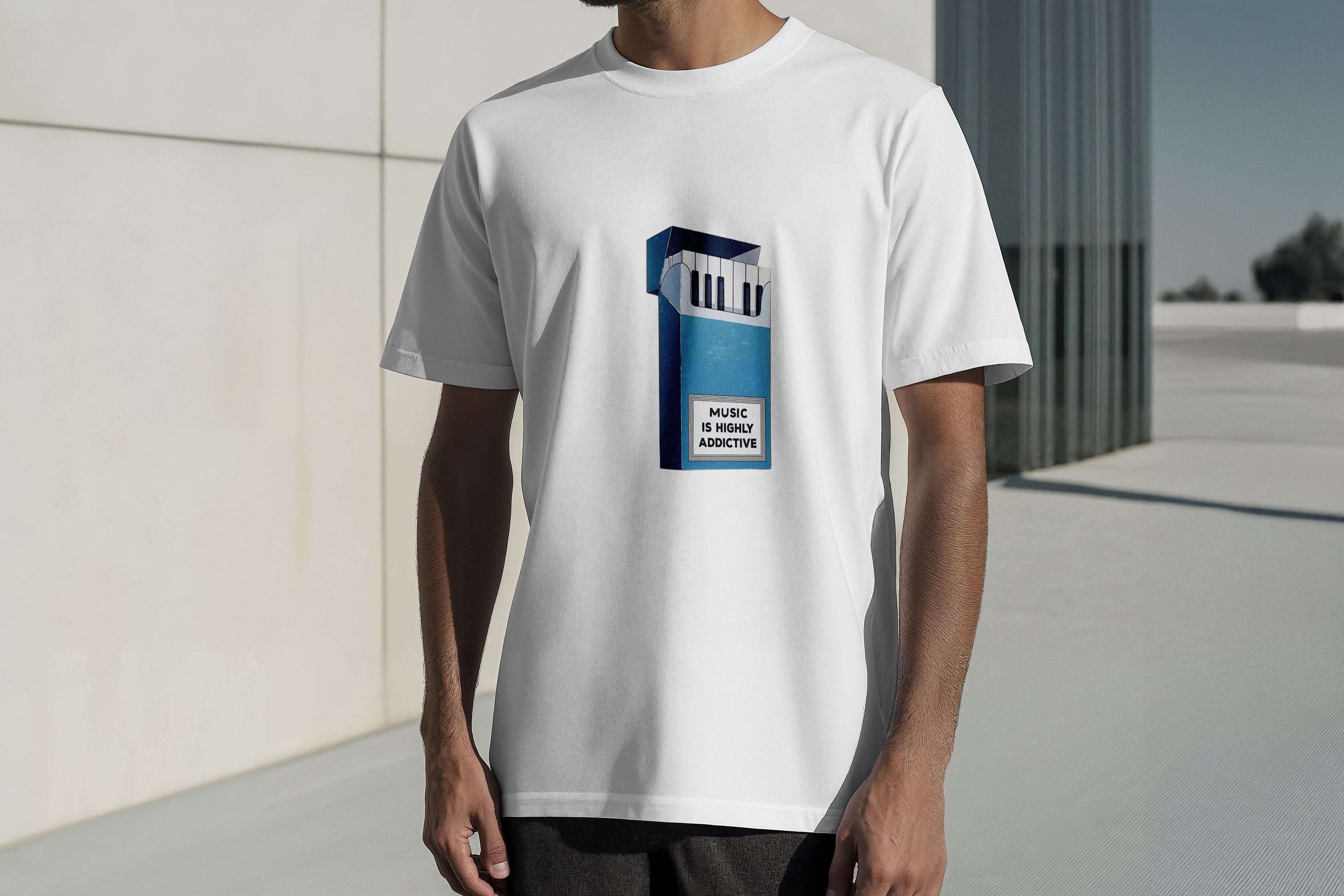 Regular Kısa Kollu Tişört - Addictive