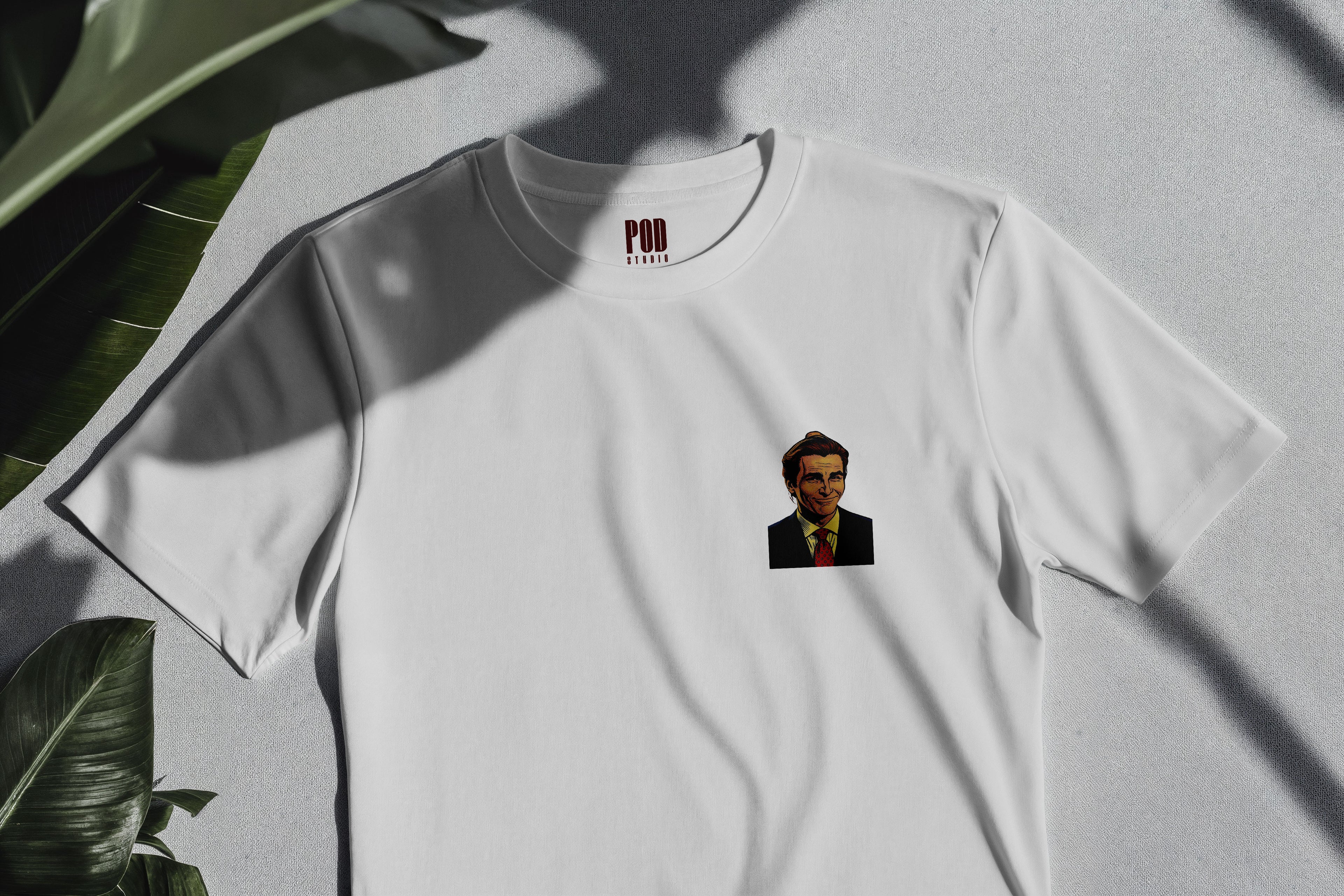 Oversize Kısa Kollu Tişört - Bateman