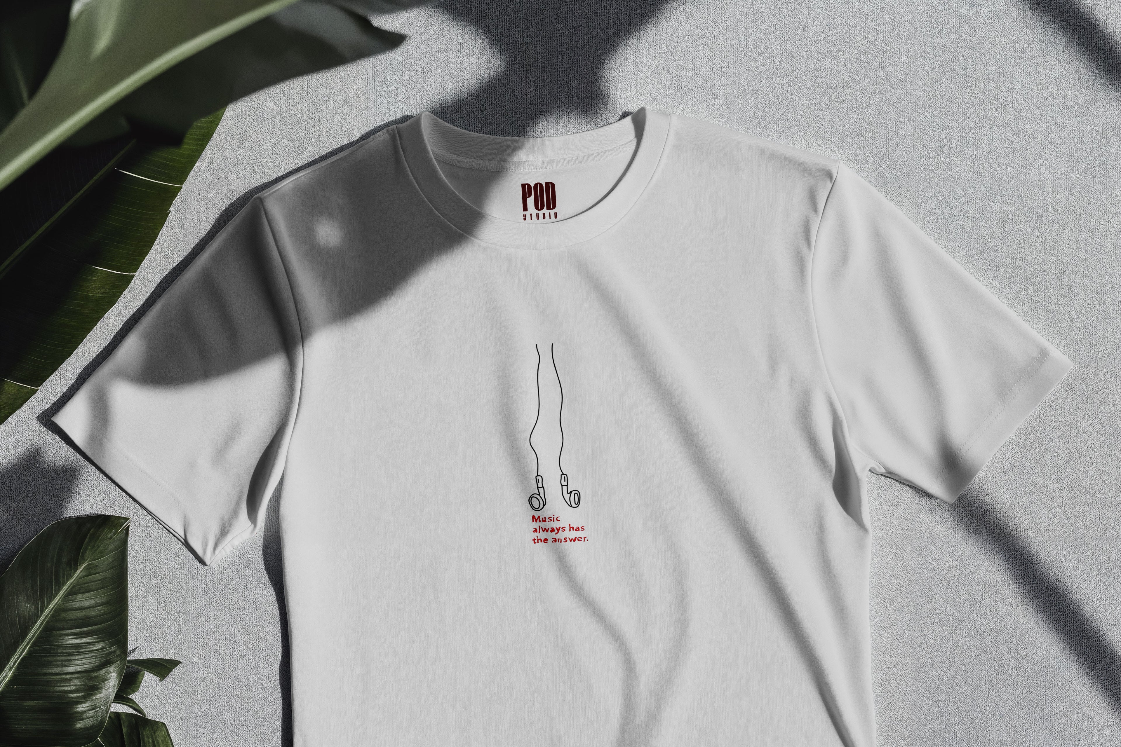 Oversize Kısa Kollu Tişört - Ear