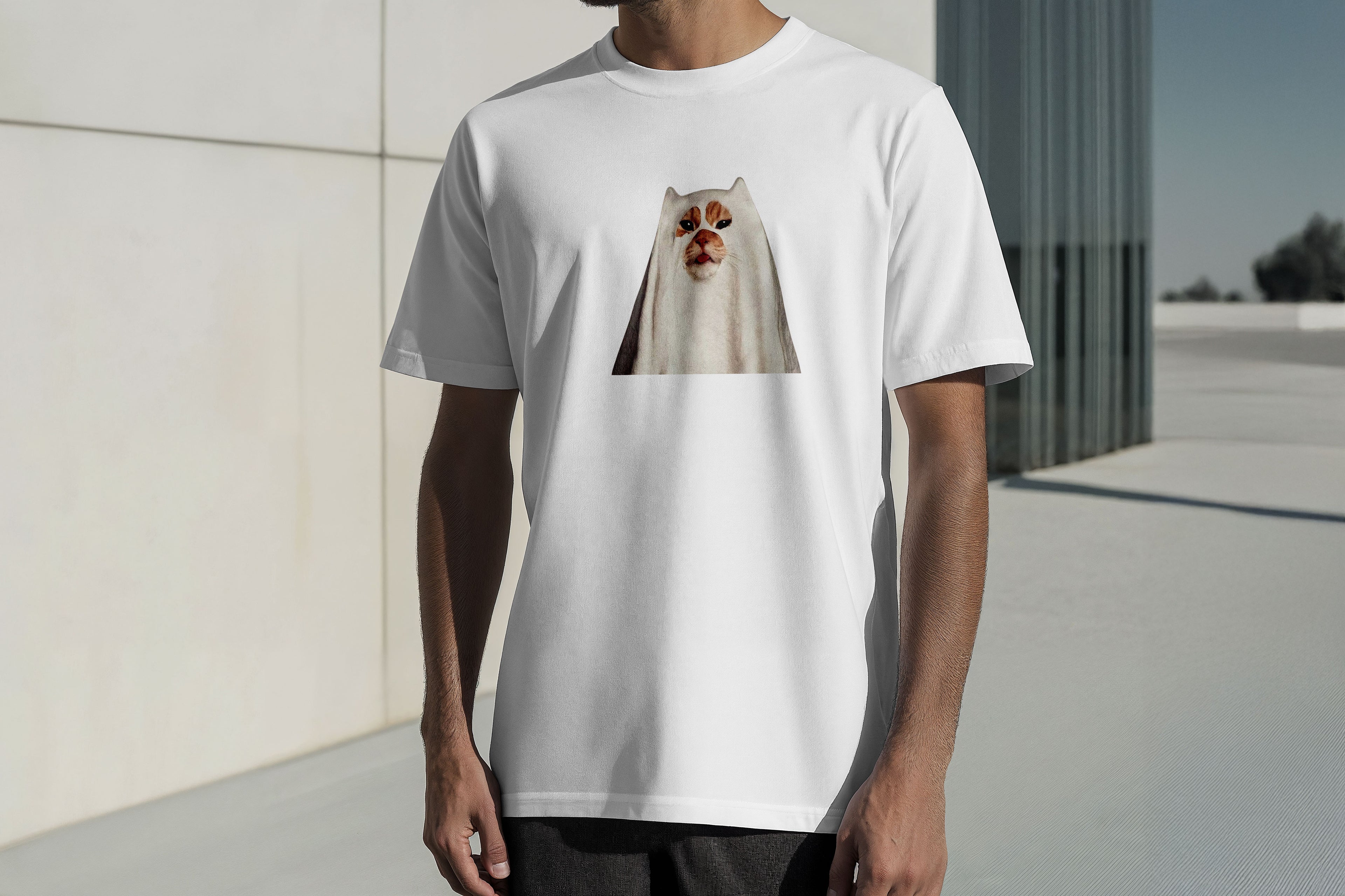 Regular Kısa Kollu Tişört - Ghost