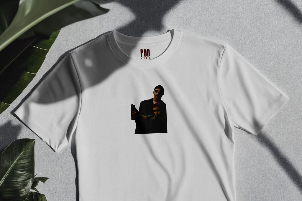 Oversize Kısa Kollu Tişört - Leon