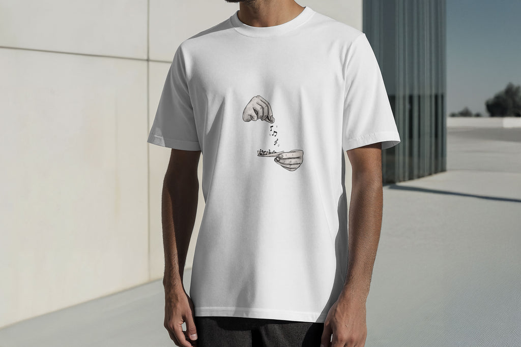 Regular Kısa Kollu Tişört - Note