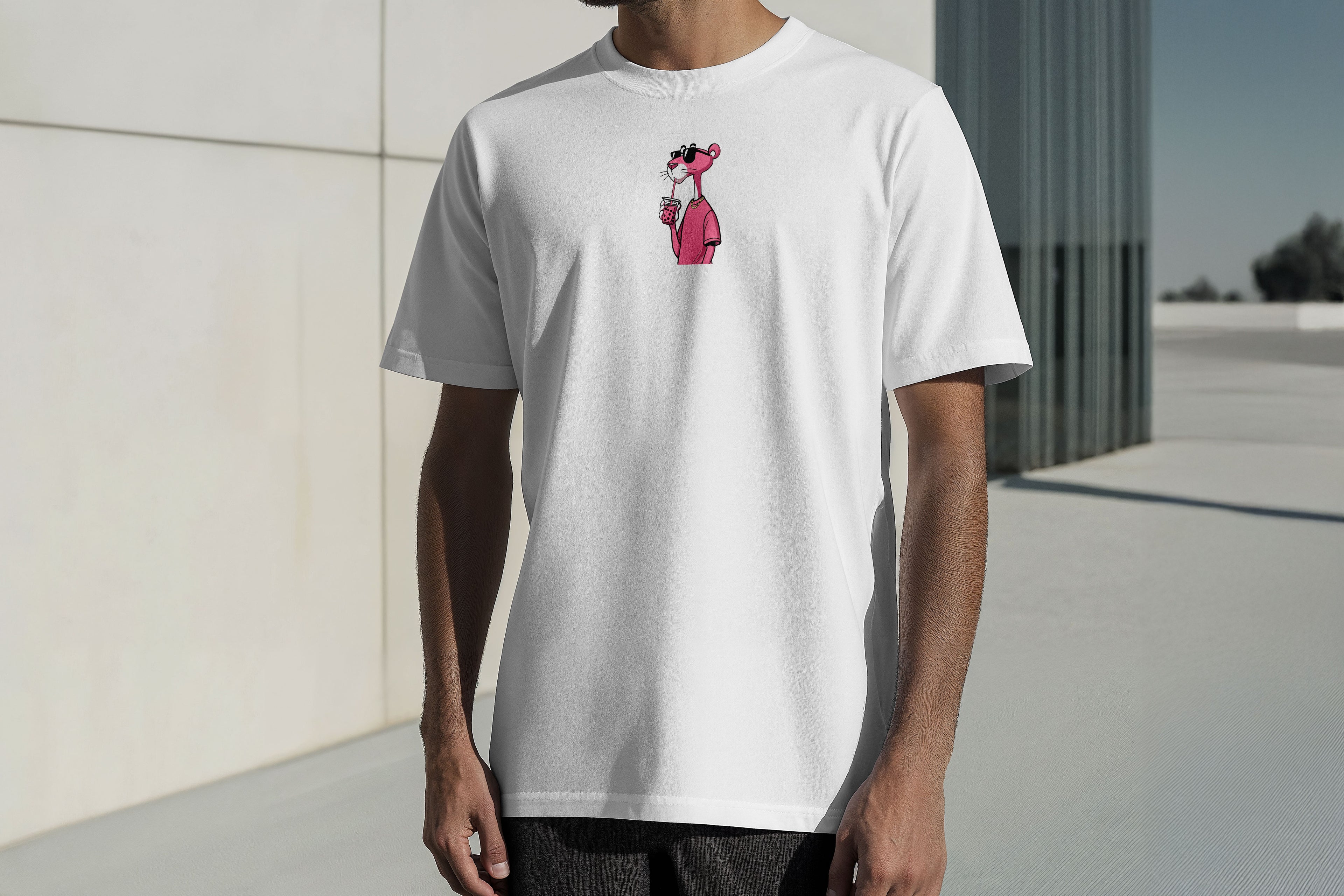 Regular Kısa Kollu Tişört - Pink