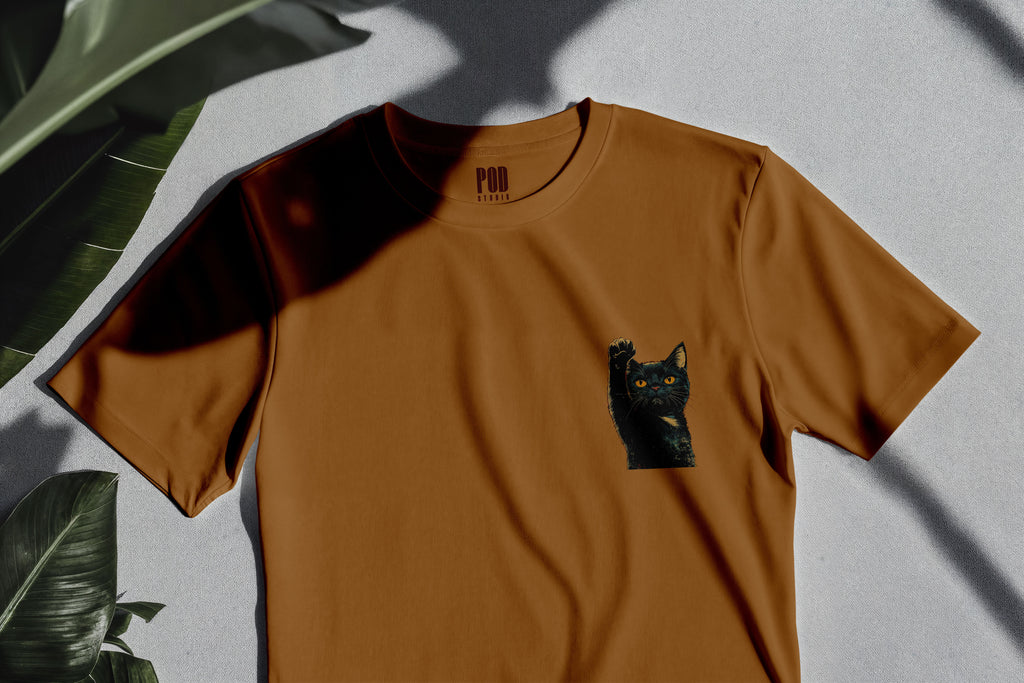 Oversize Kısa Kollu Tişört - Chet