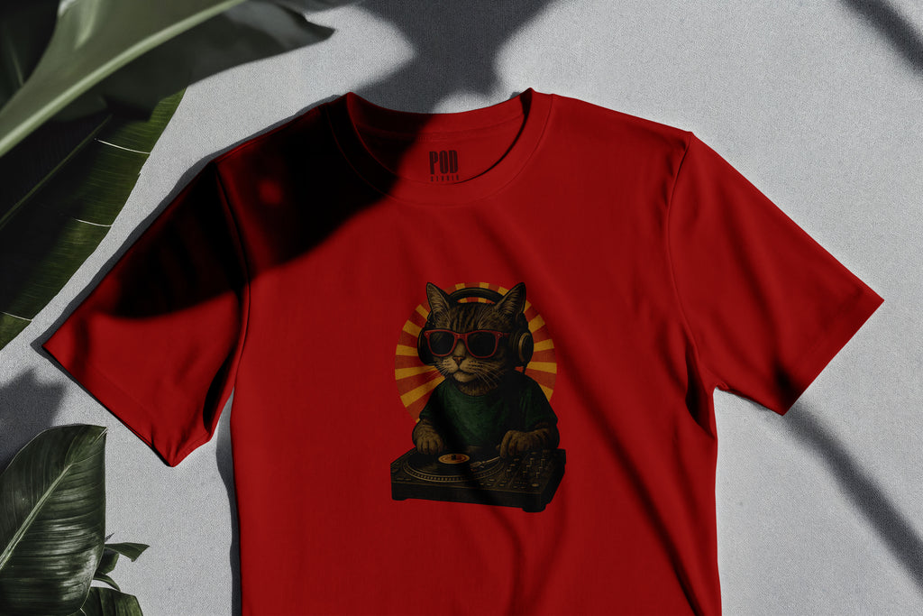 Oversize Kısa Kollu Tişört - Disk