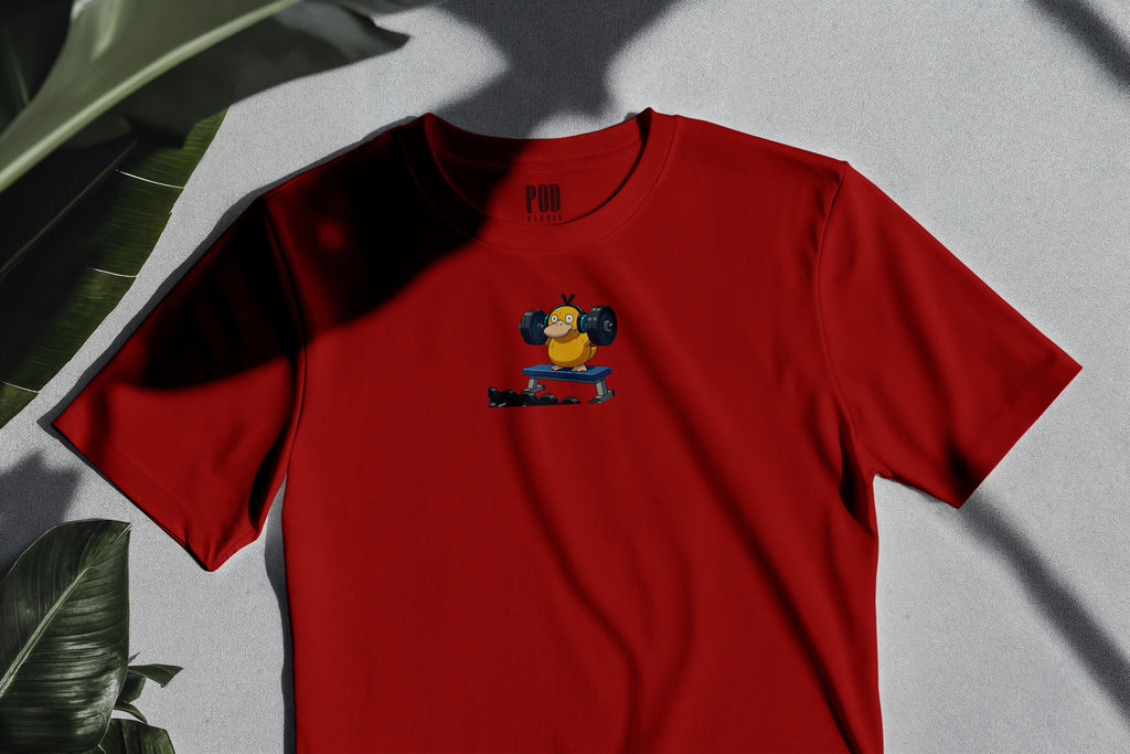 Oversize Kısa Kollu Tişört - Duck