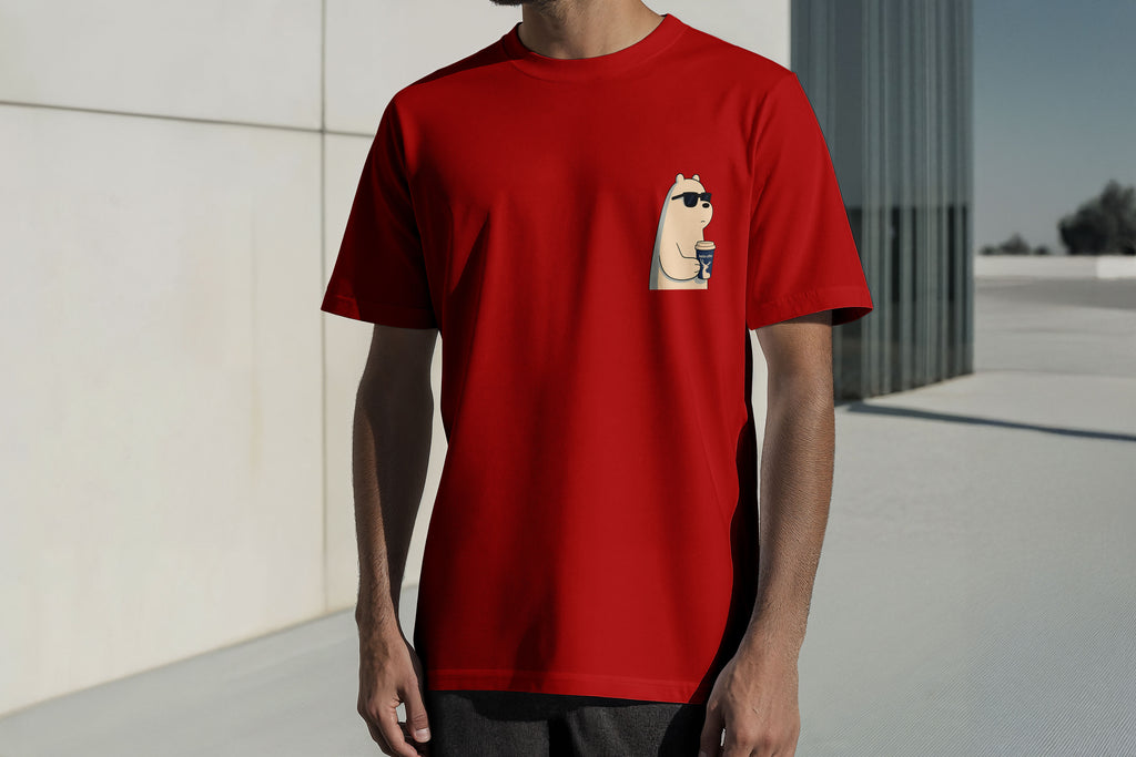 Regular Kısa Kollu Tişört - Glasses