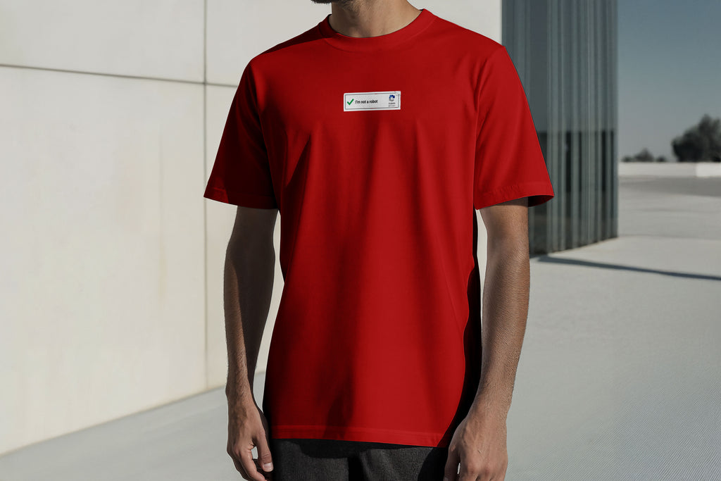 Regular Kısa Kollu Tişört - Robot