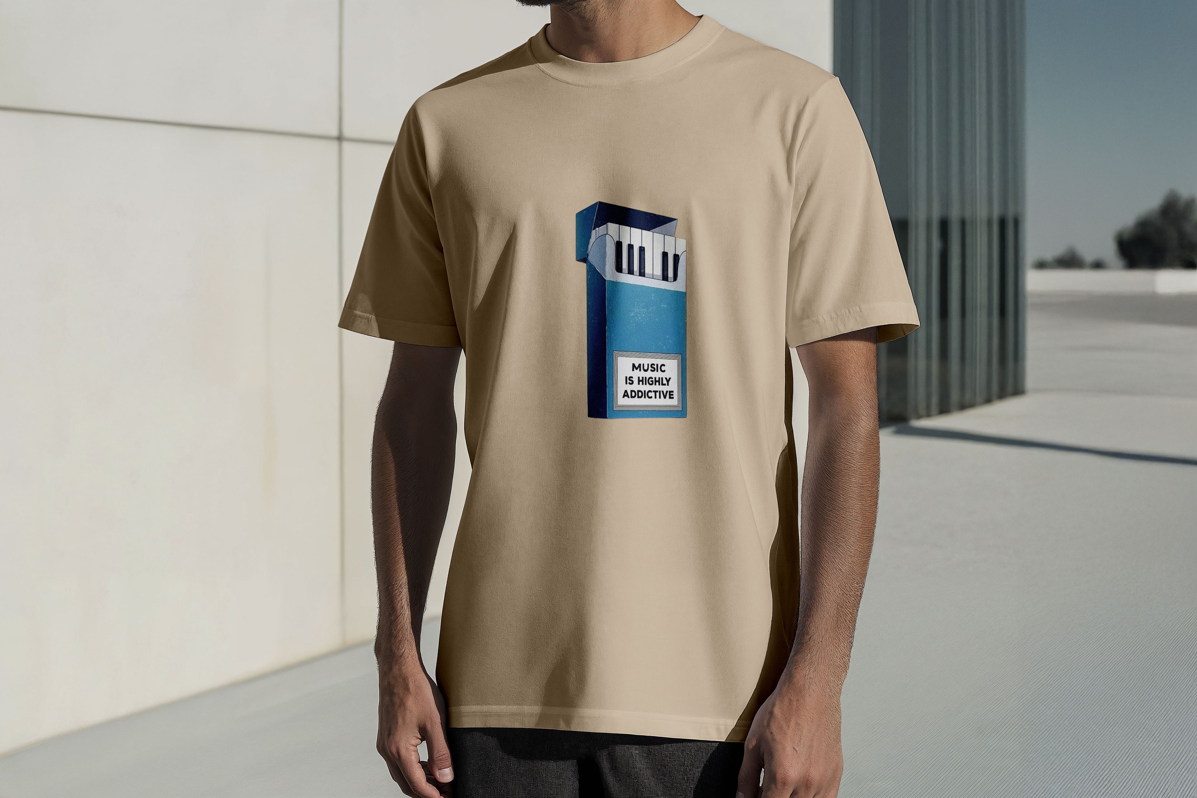 Regular Kısa Kollu Tişört - Addictive