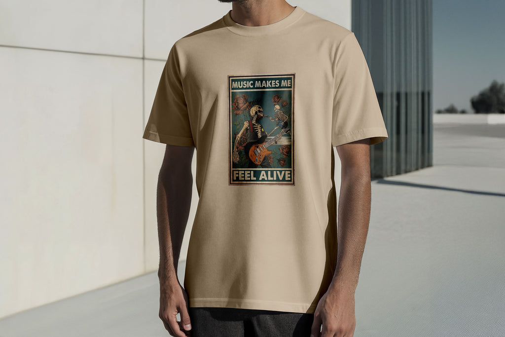 Regular Kısa Kollu Tişört - Alive