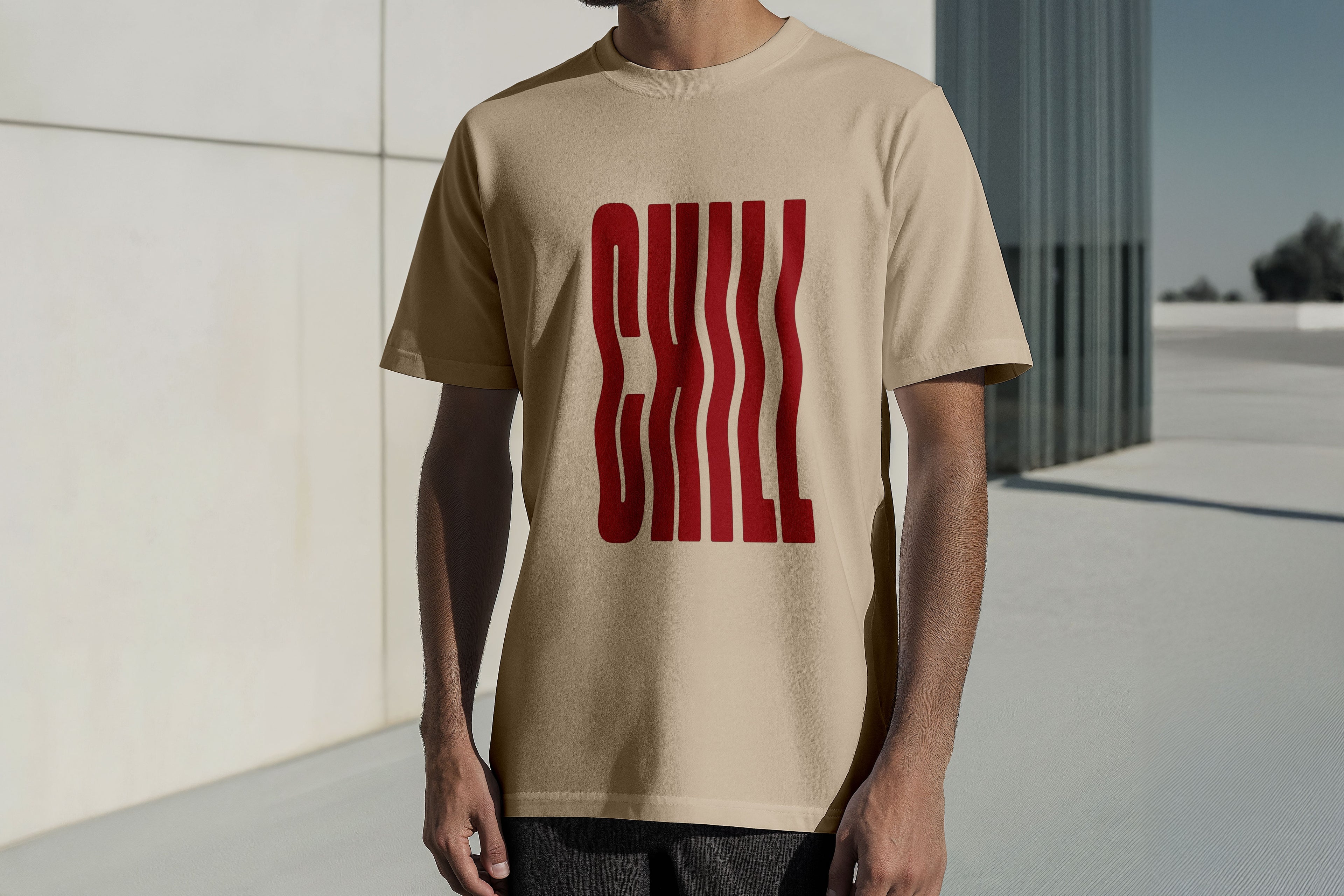 Regular Kısa Kollu Tişört - Chill