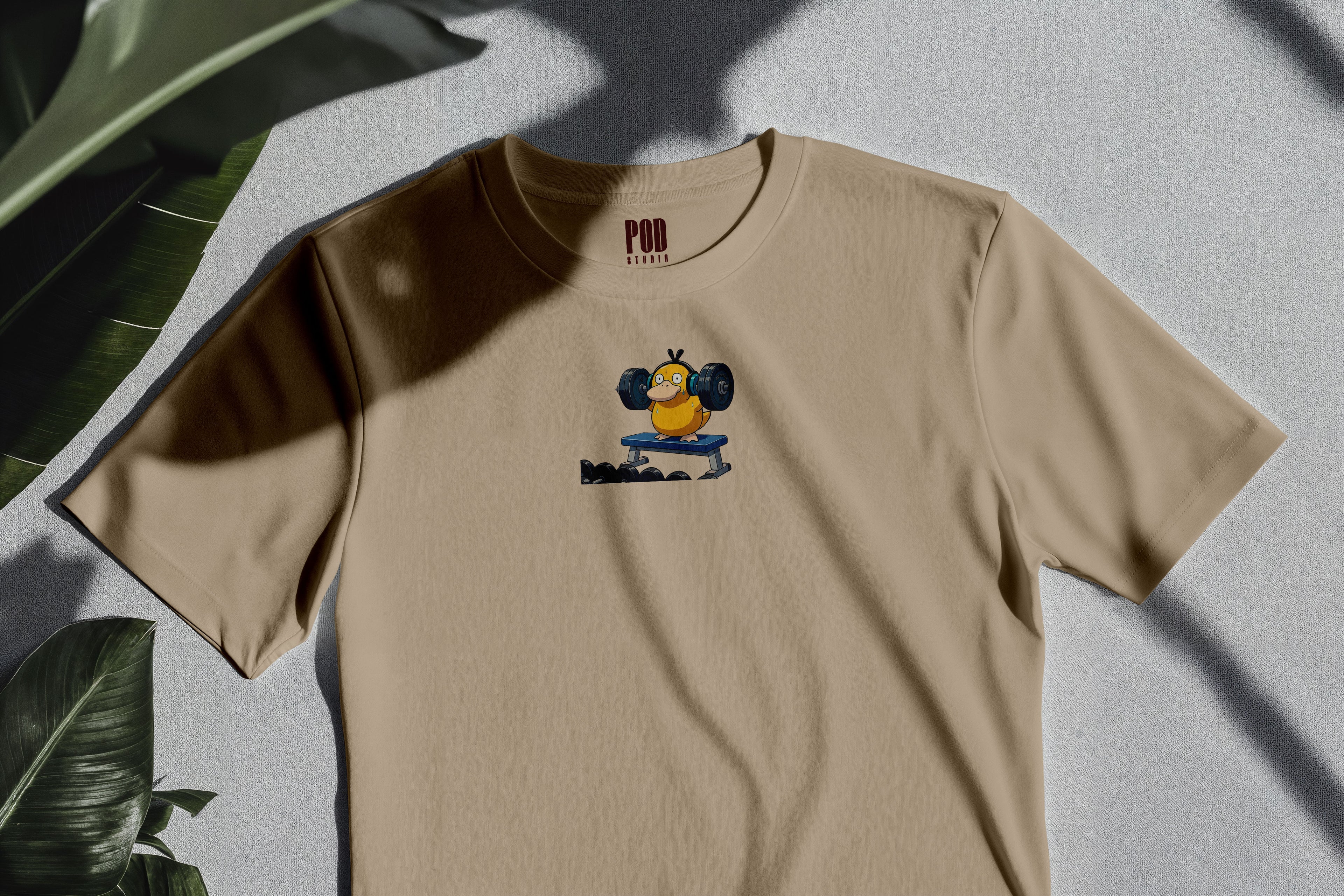 Oversize Kısa Kollu Tişört - Duck