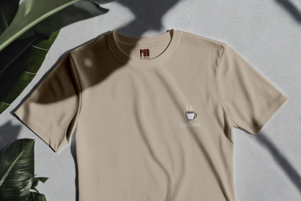 Oversize Kısa Kollu Tişört - Loading