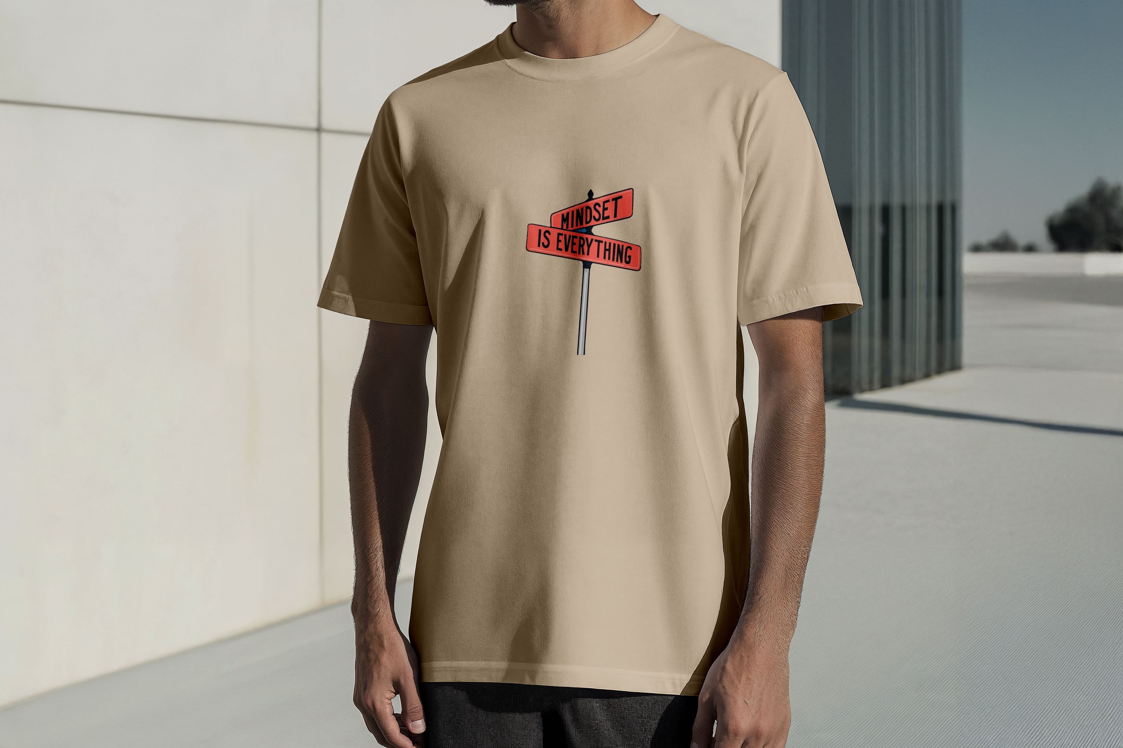 Regular Kısa Kollu Tişört - Mindset