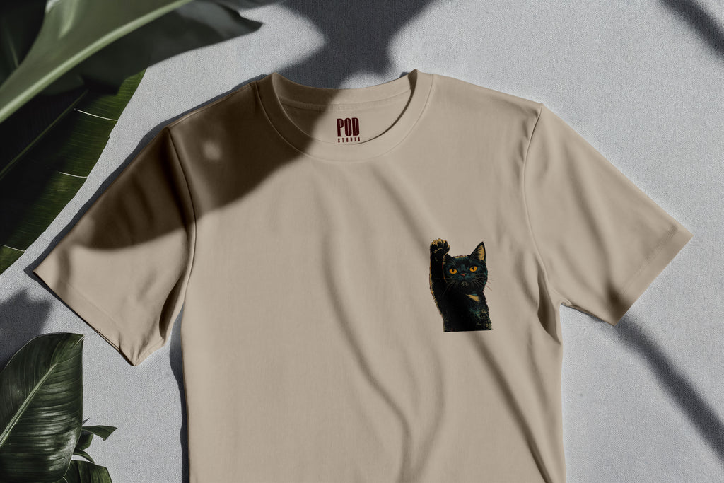 Oversize Kısa Kollu Tişört - Chet