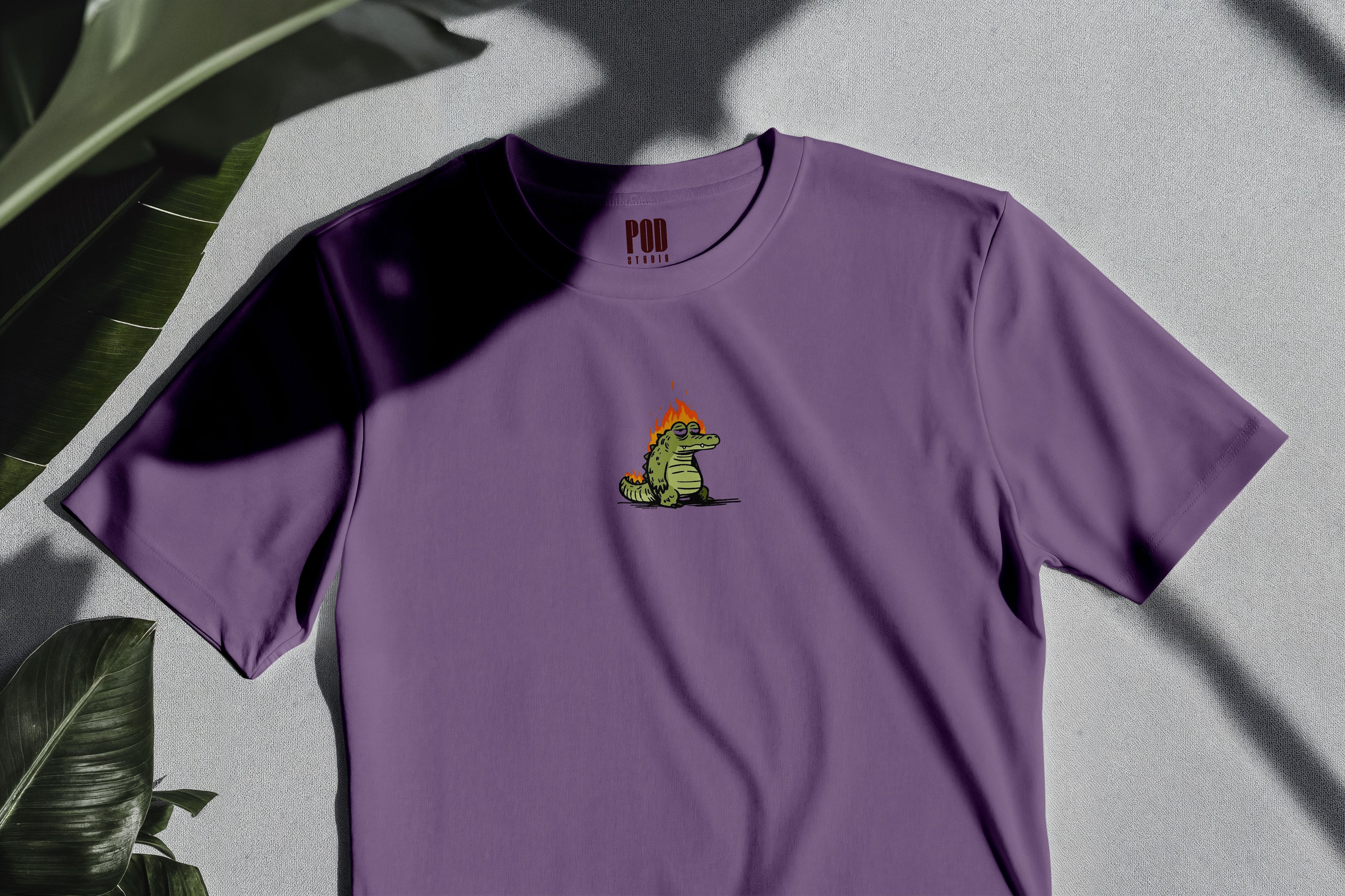 Oversize Kısa Kollu Tişört - Fire