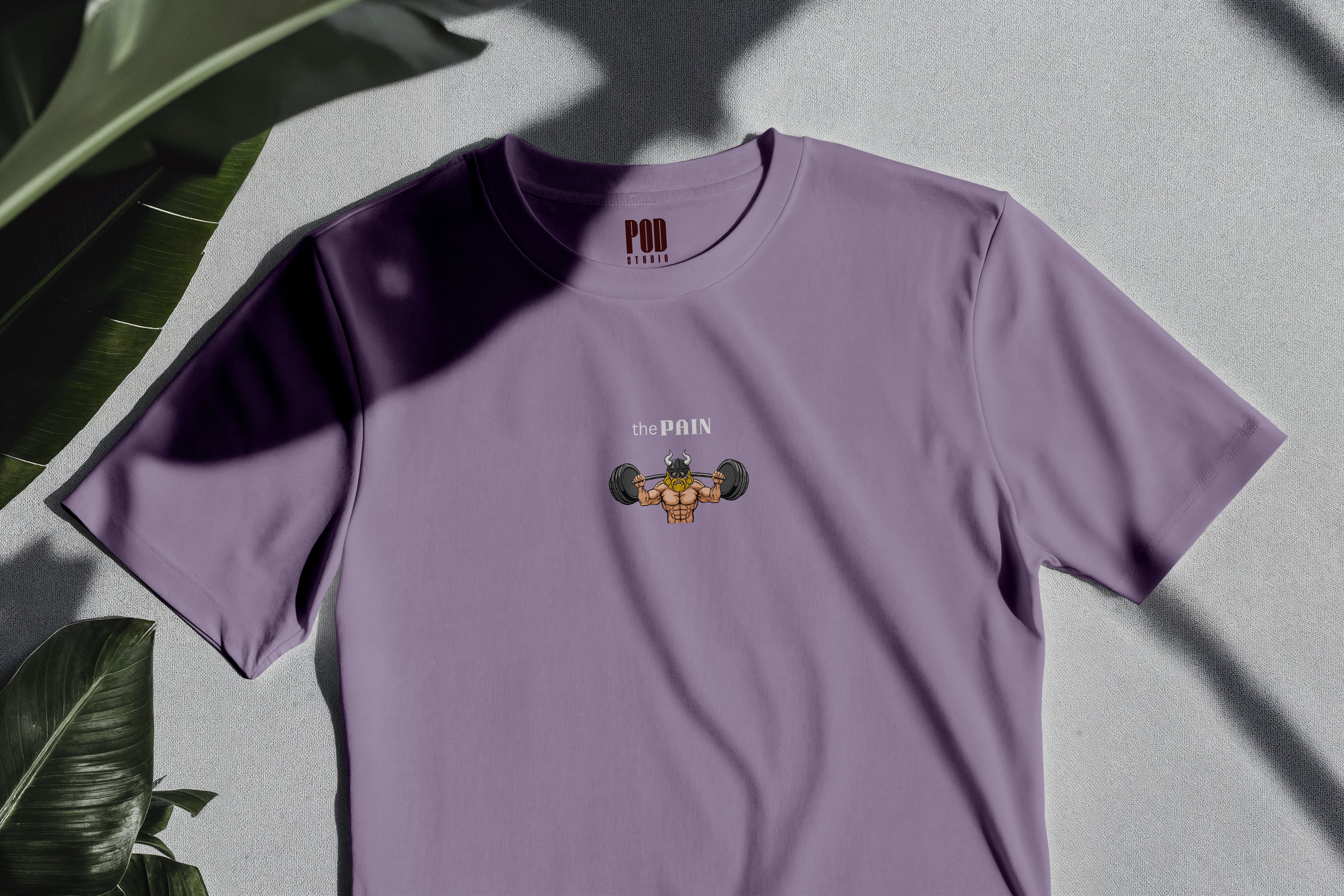 Oversize Kısa Kollu Tişört - Pain