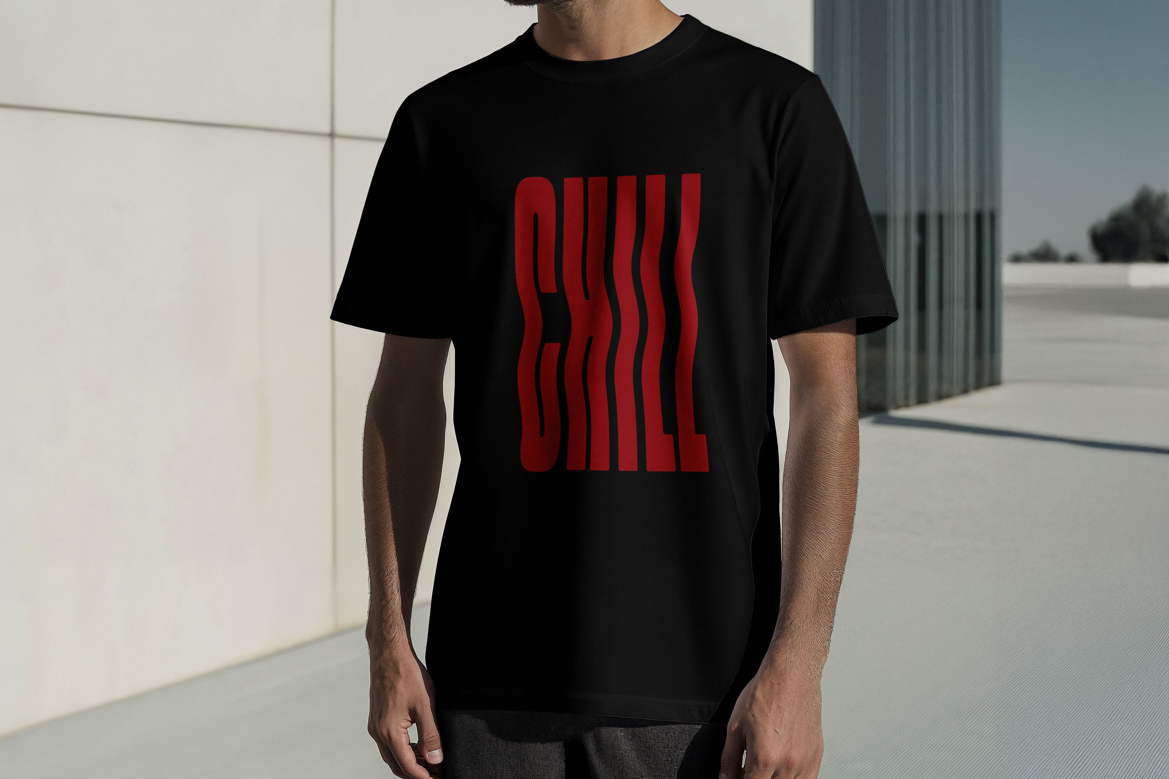 Regular Kısa Kollu Tişört - Chill