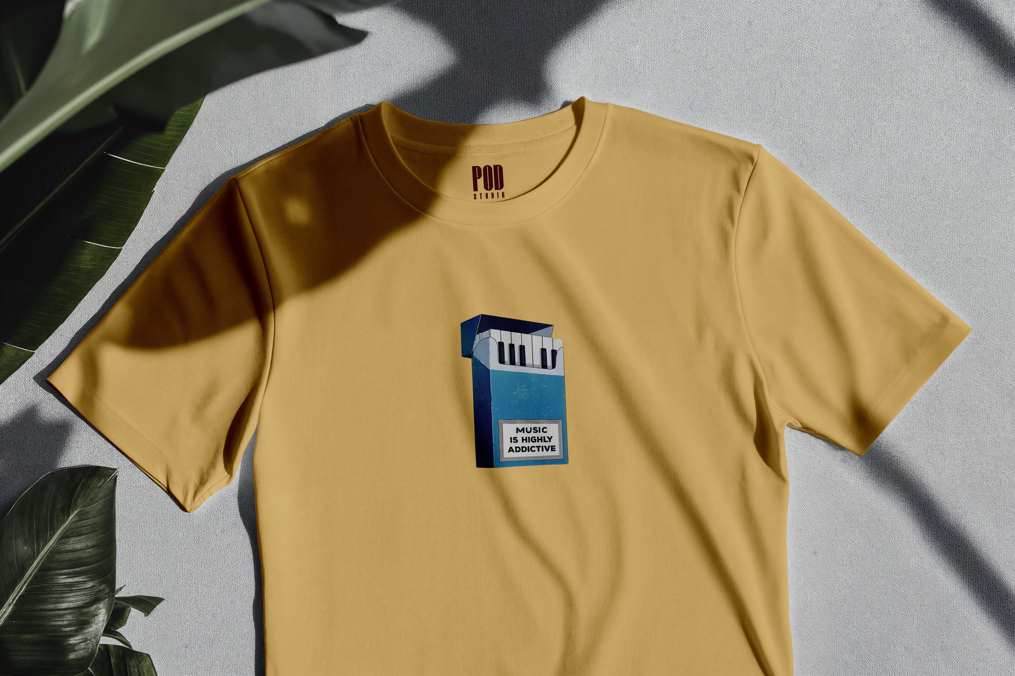 Oversize Kısa Kollu Tişört - Addictive