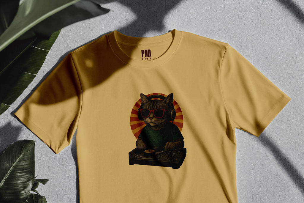 Oversize Kısa Kollu Tişört - Disk