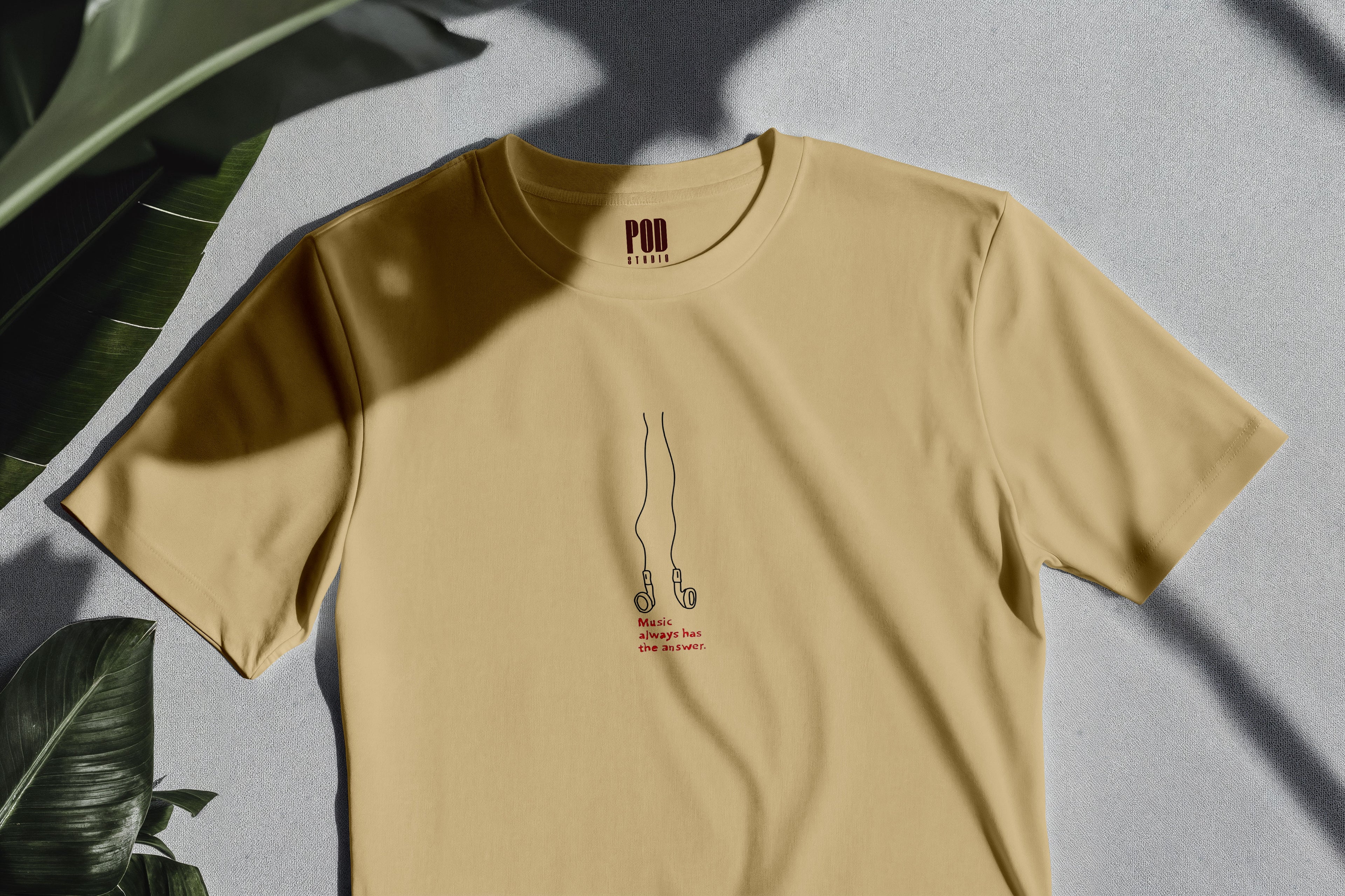 Oversize Kısa Kollu Tişört - Ear