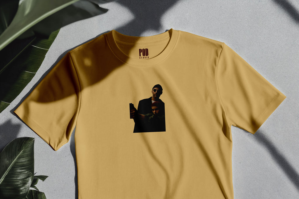 Oversize Kısa Kollu Tişört - Leon