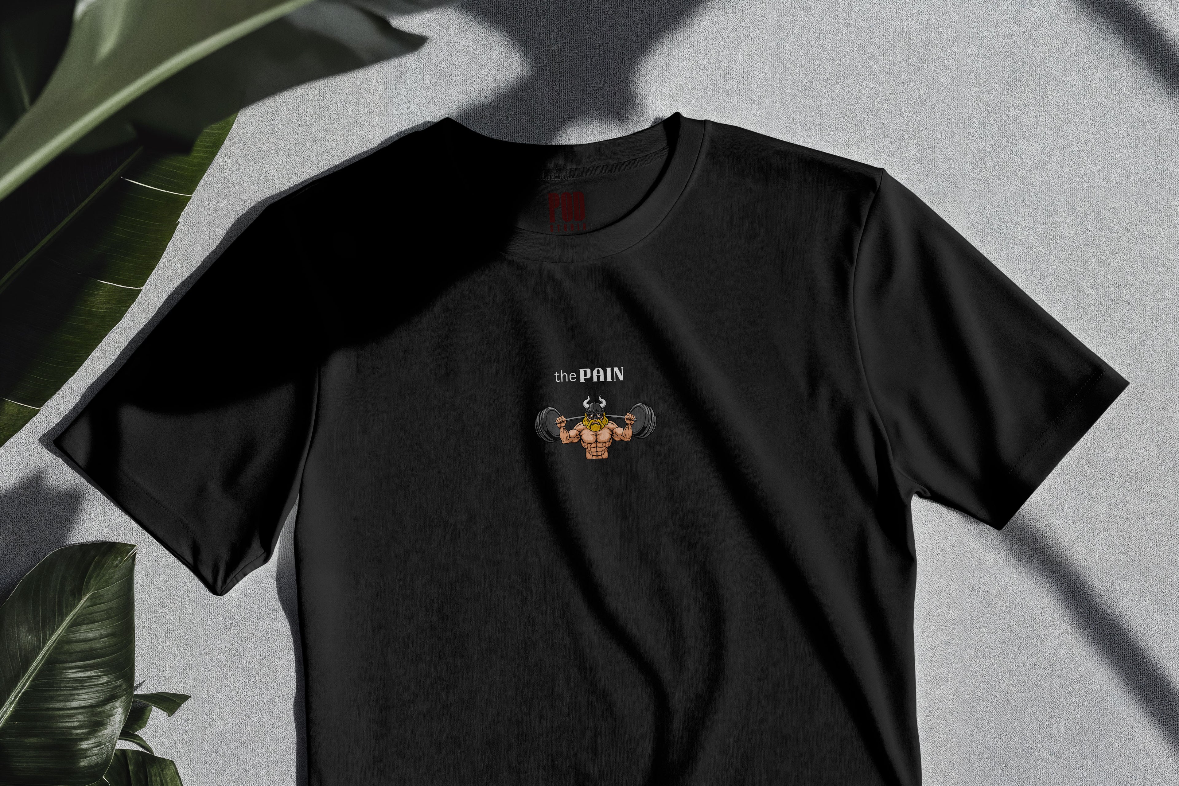 Oversize Kısa Kollu Tişört - Pain