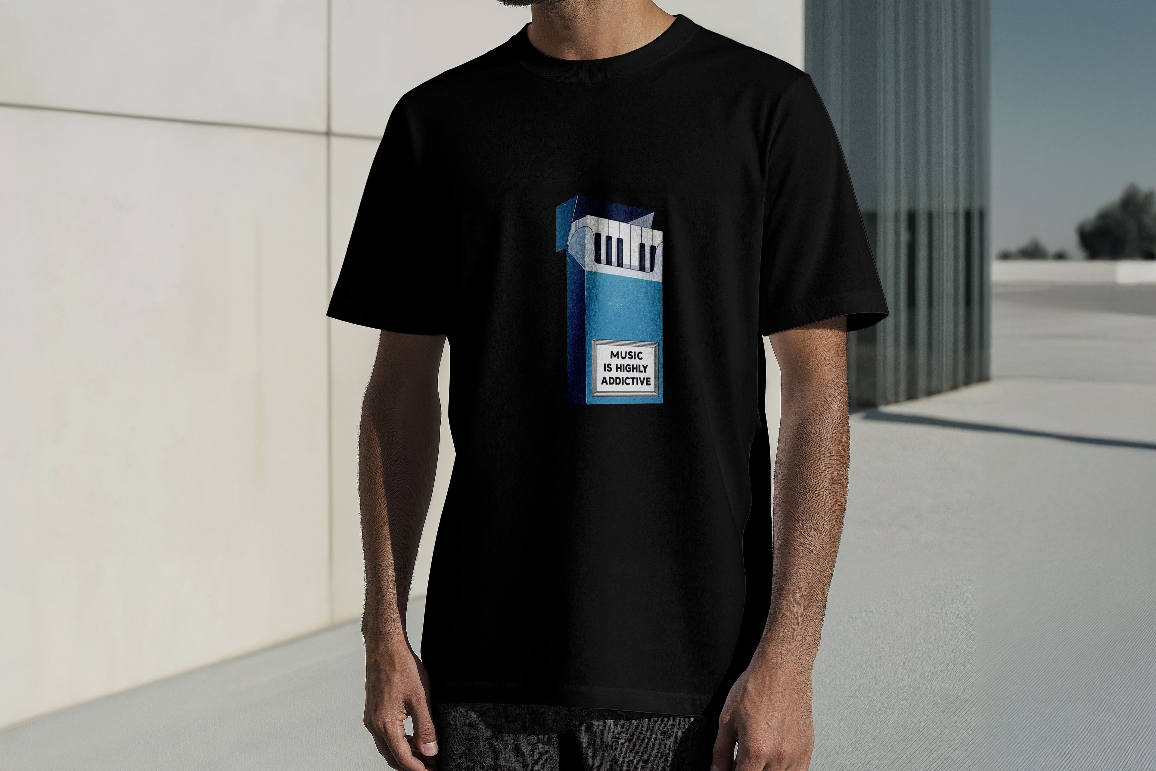 Regular Kısa Kollu Tişört - Addictive