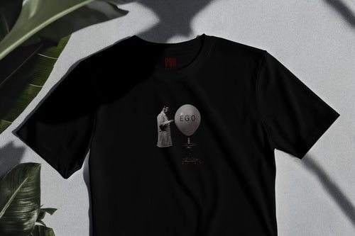 Oversize Kısa Kollu Tişört - Ego