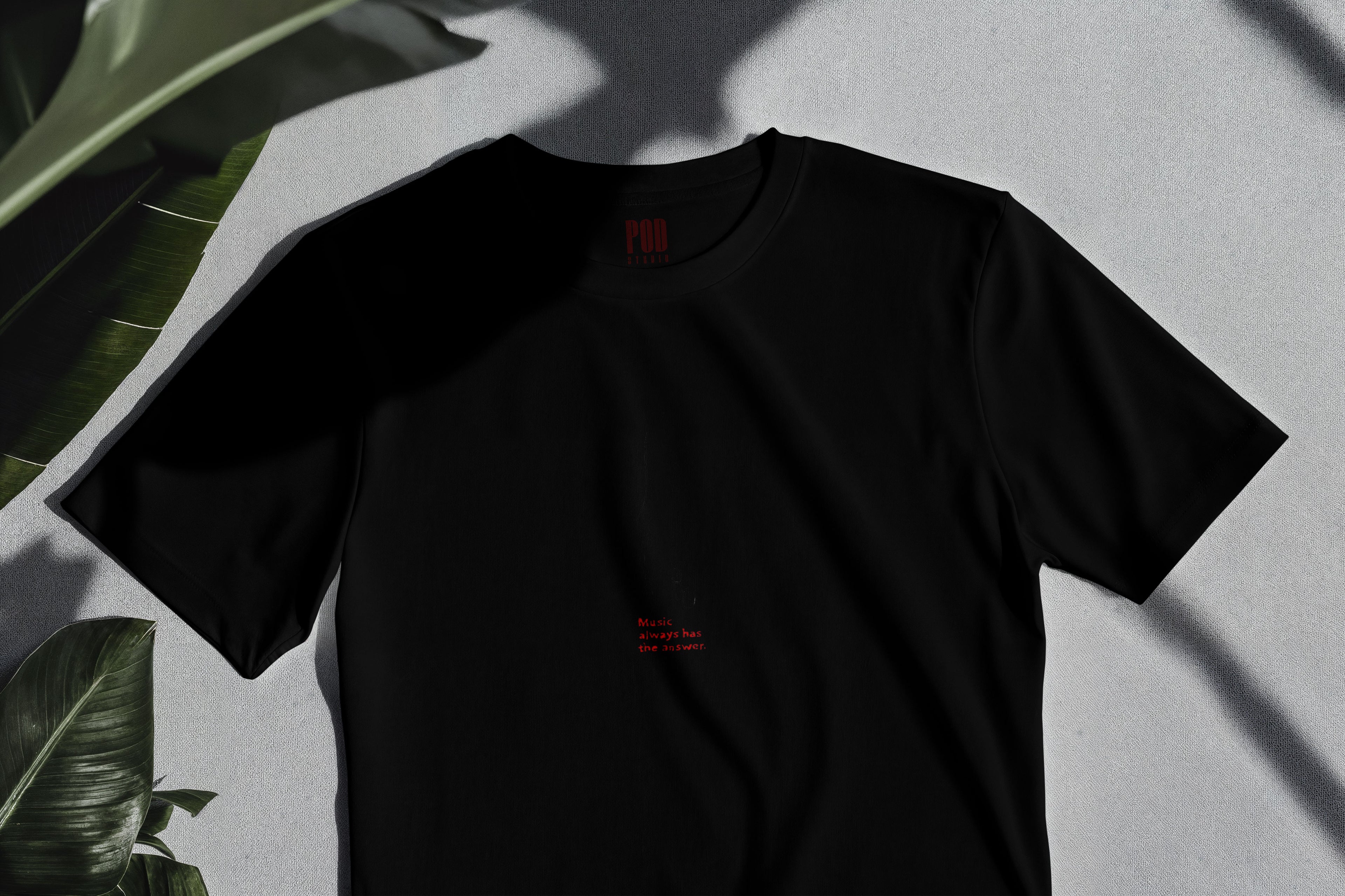 Oversize Kısa Kollu Tişört - Ear