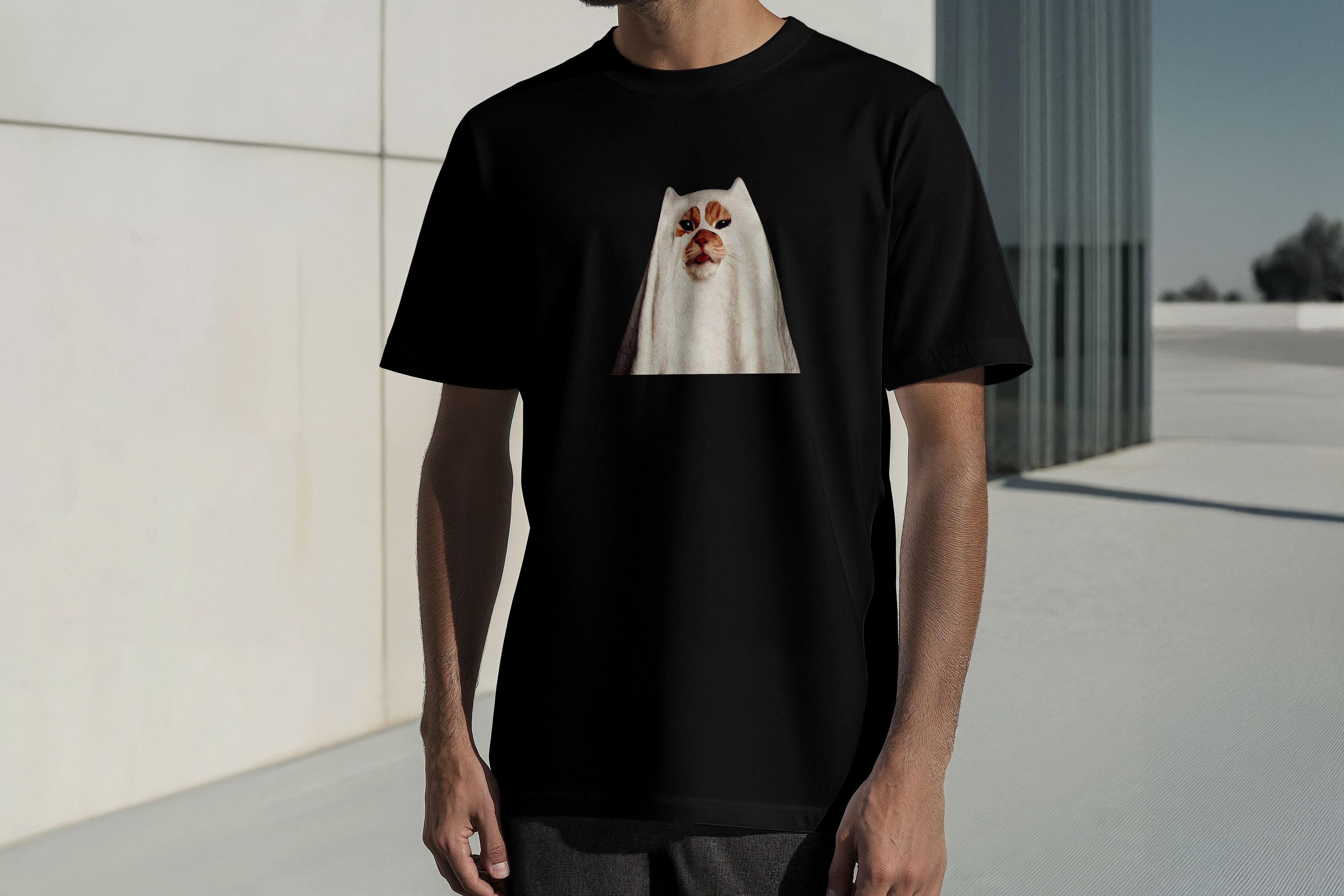 Regular Kısa Kollu Tişört - Ghost
