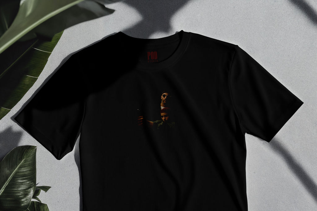 Oversize Kısa Kollu Tişört - Leon