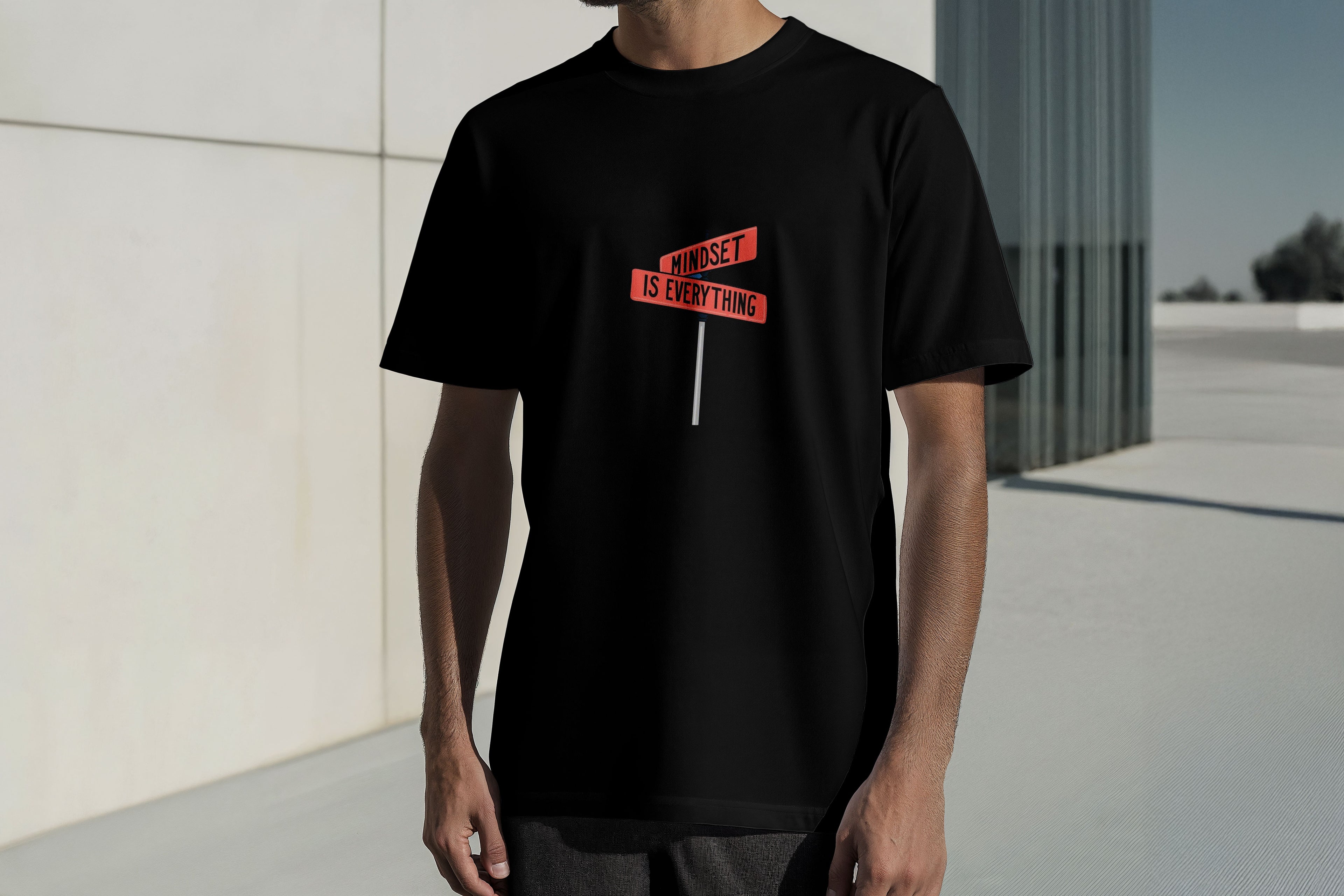 Regular Kısa Kollu Tişört - Mindset