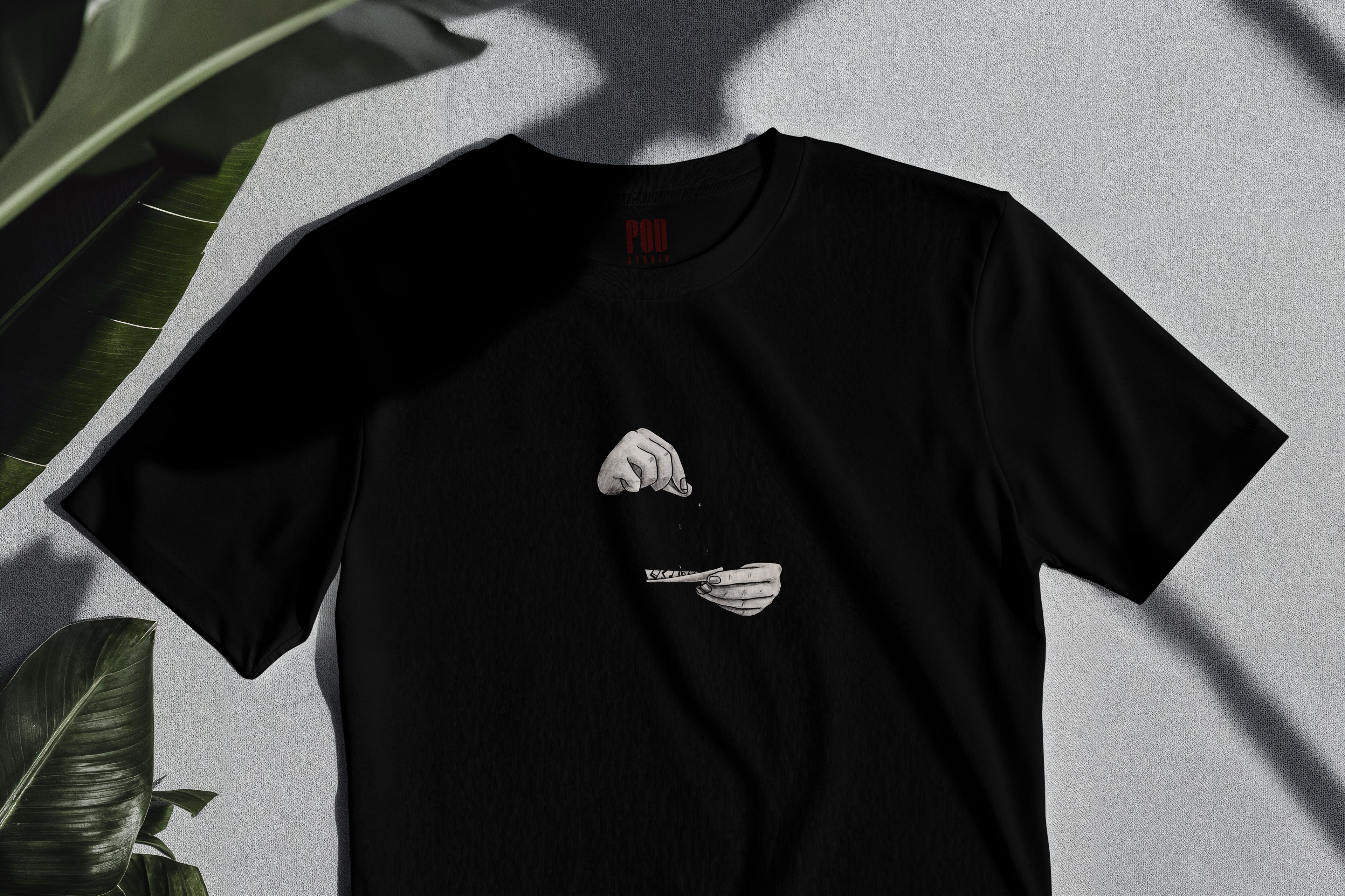 Oversize Kısa Kollu Tişört - Note