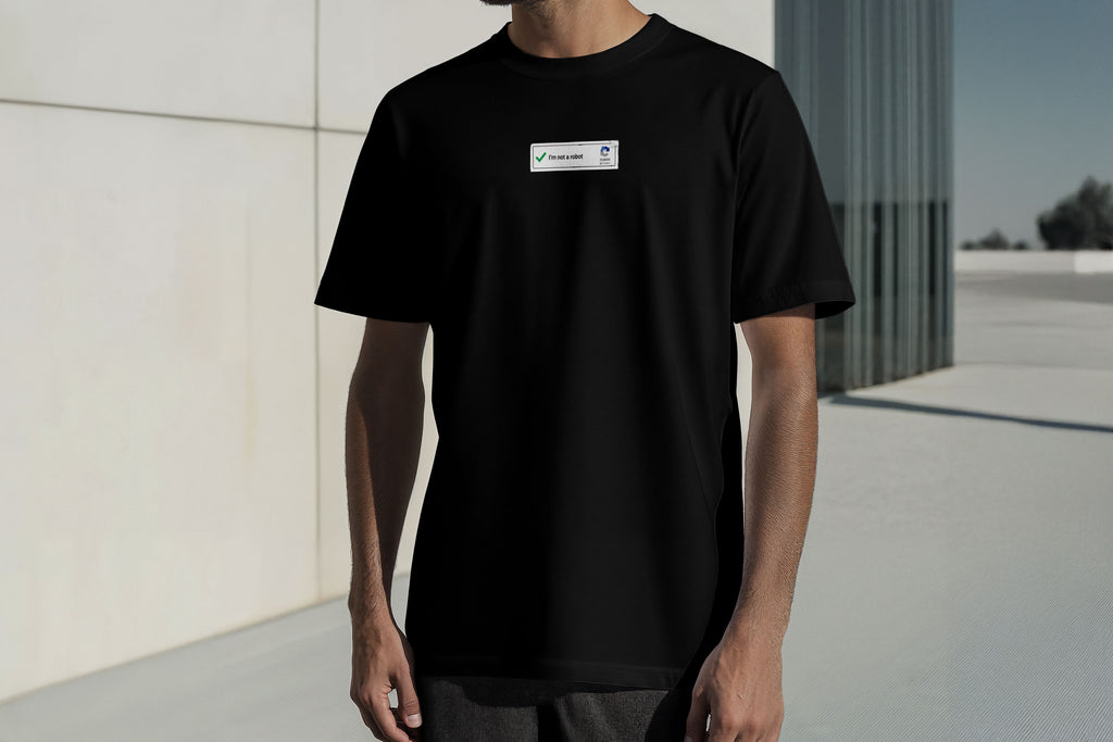 Regular Kısa Kollu Tişört - Robot