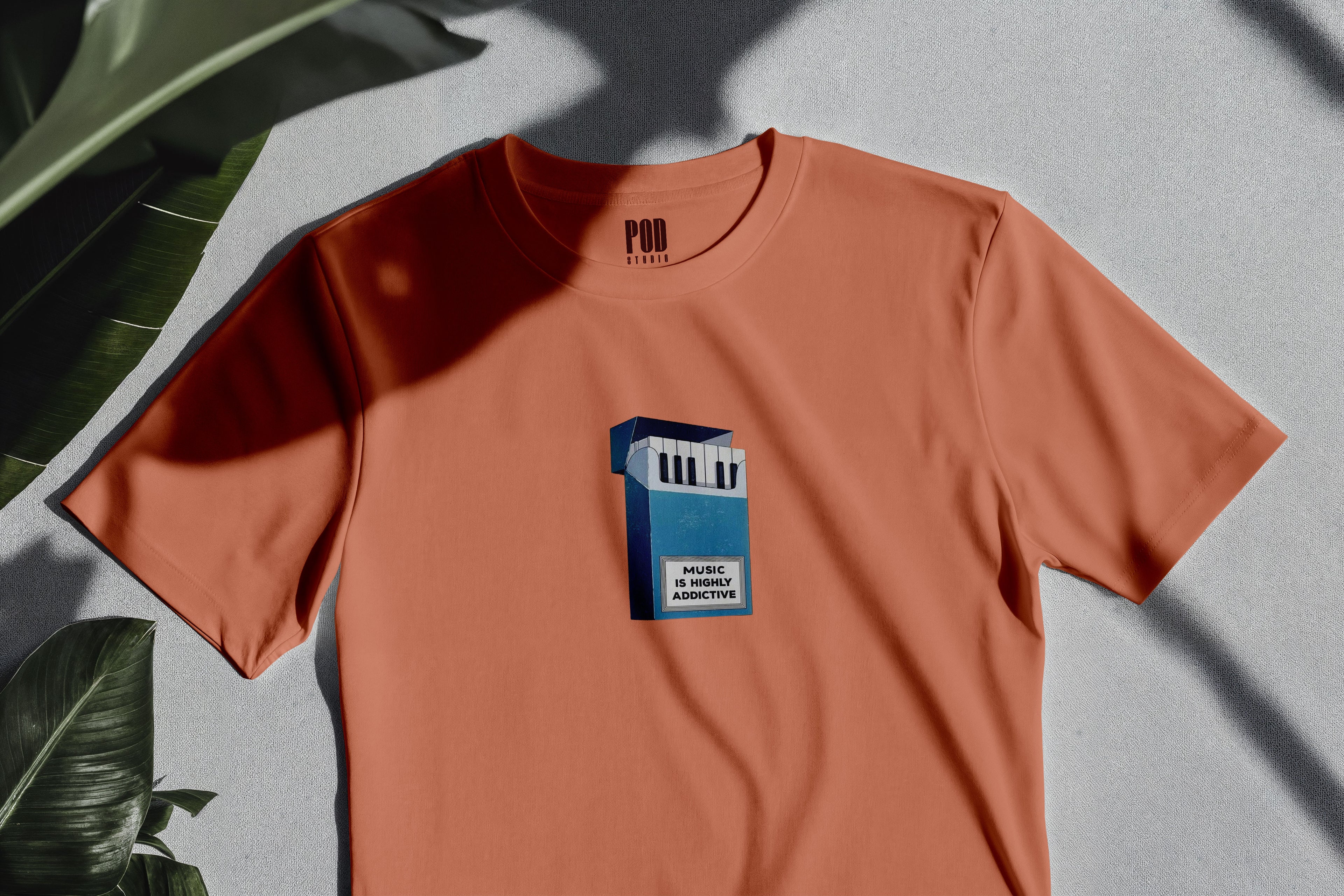 Oversize Kısa Kollu Tişört - Addictive