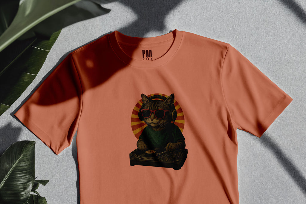 Oversize Kısa Kollu Tişört - Disk