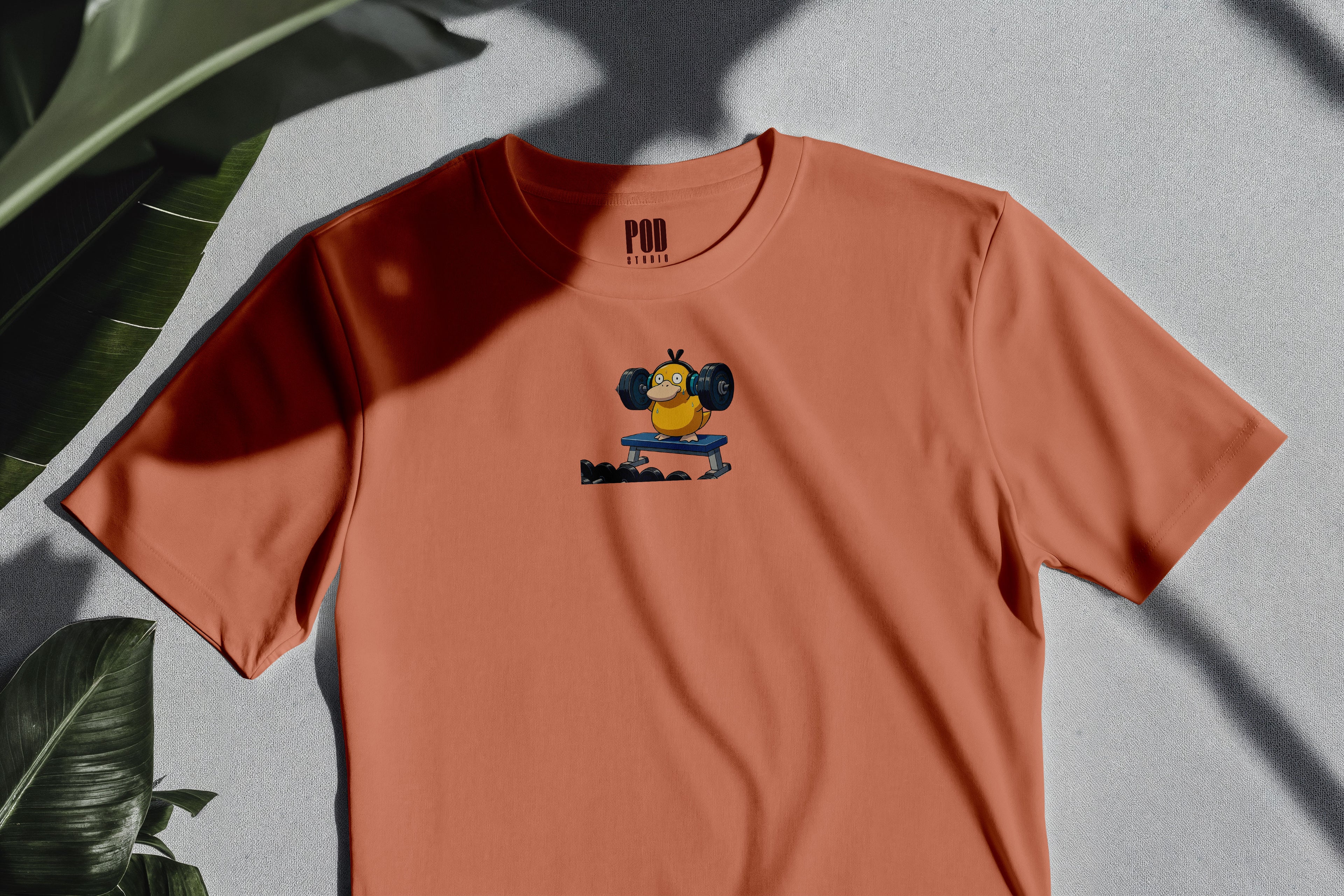 Oversize Kısa Kollu Tişört - Duck