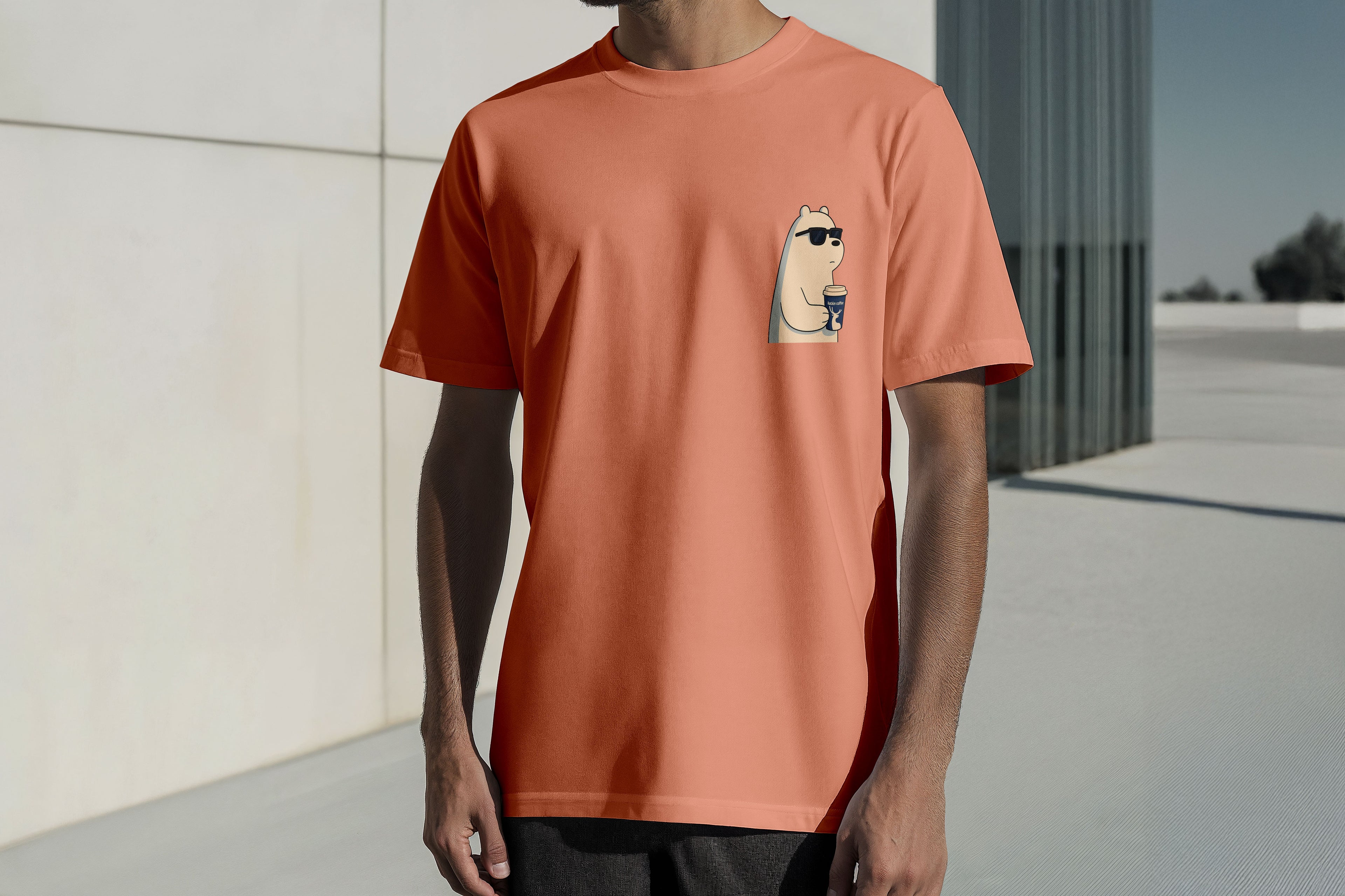 Regular Kısa Kollu Tişört - Glasses